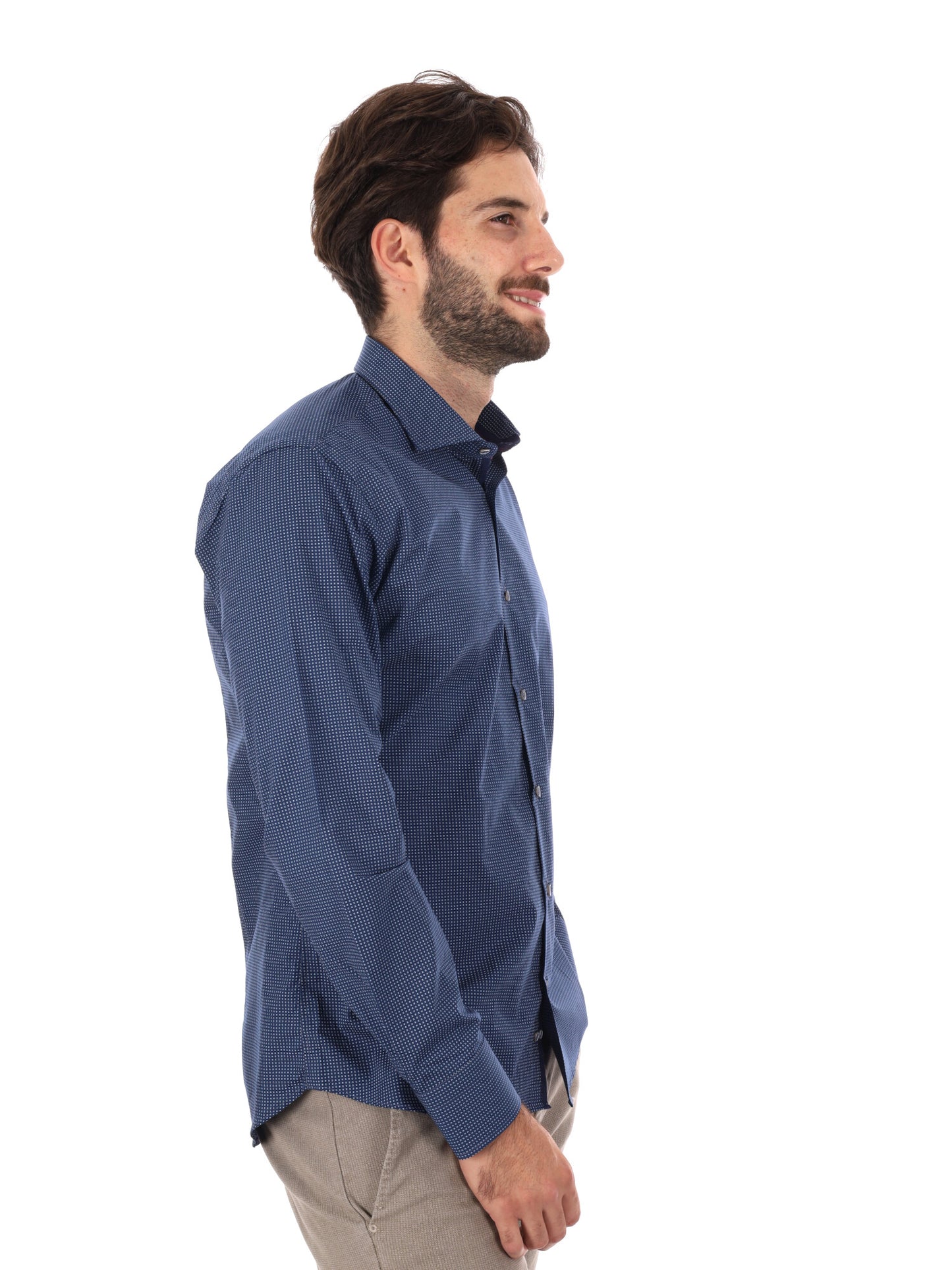 CAMICIA PARIGI FB UOMO BLU BINACO