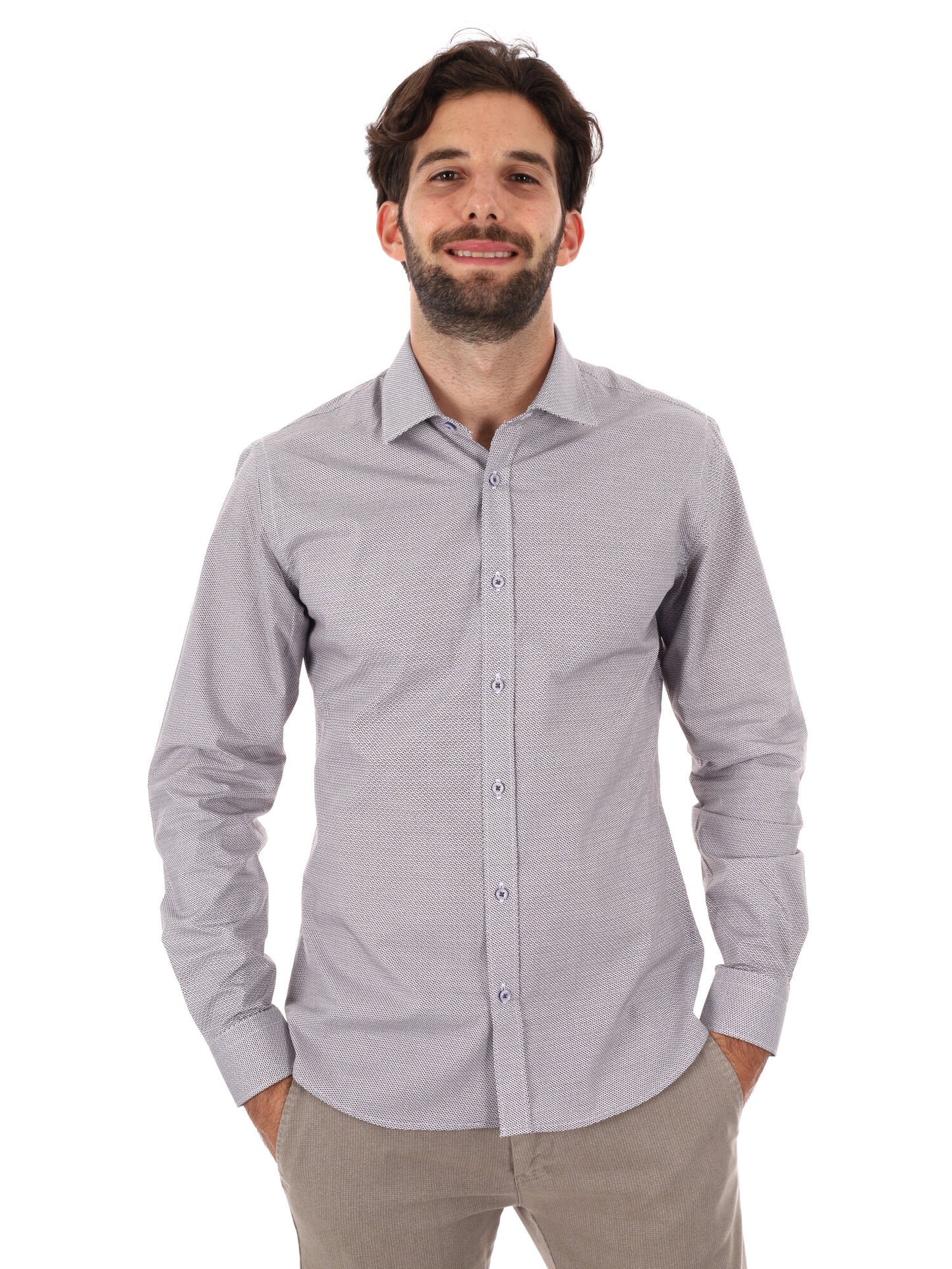 CAMICIA PENTAX FB DA UOMO MARRONE