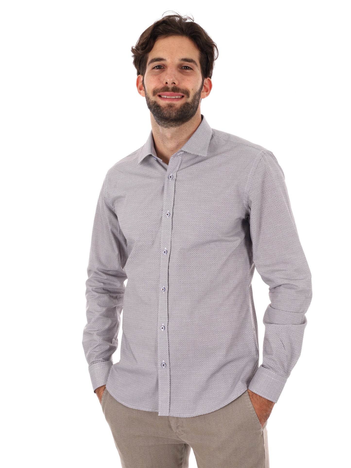 CAMICIA PENTAX FB DA UOMO MARRONE