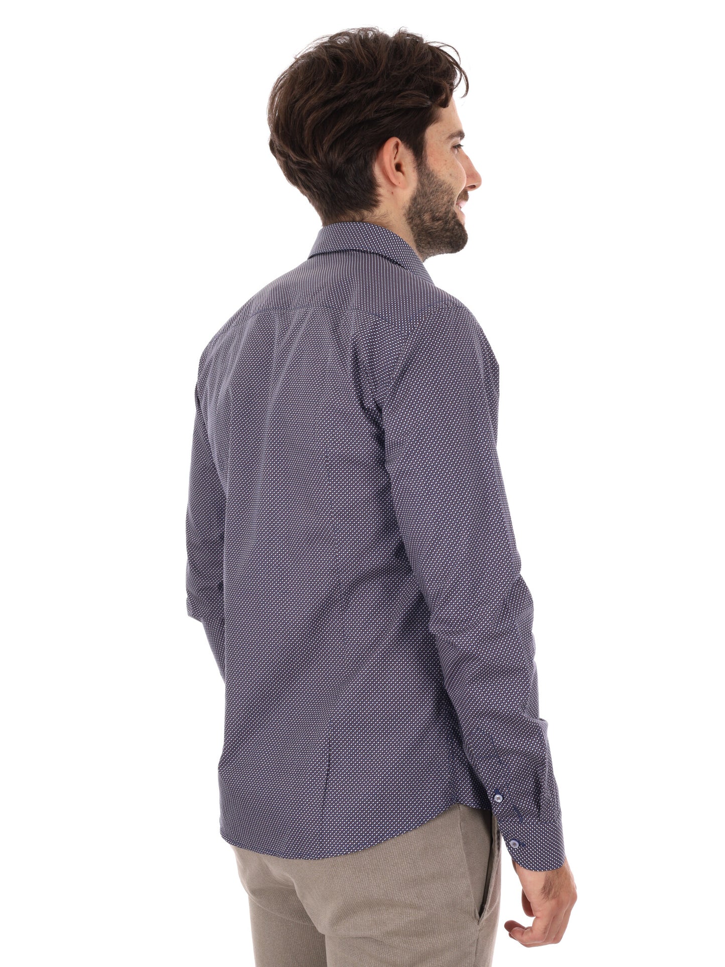 CAMICIA PENTAX FB DA UOMO BLU MARRONE