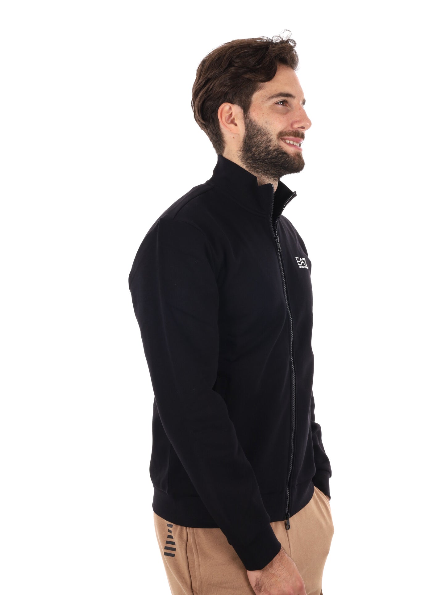 FELPA TRAIN CORE EA7 EMPORIO ARMANI 7 DA UOMO NERO