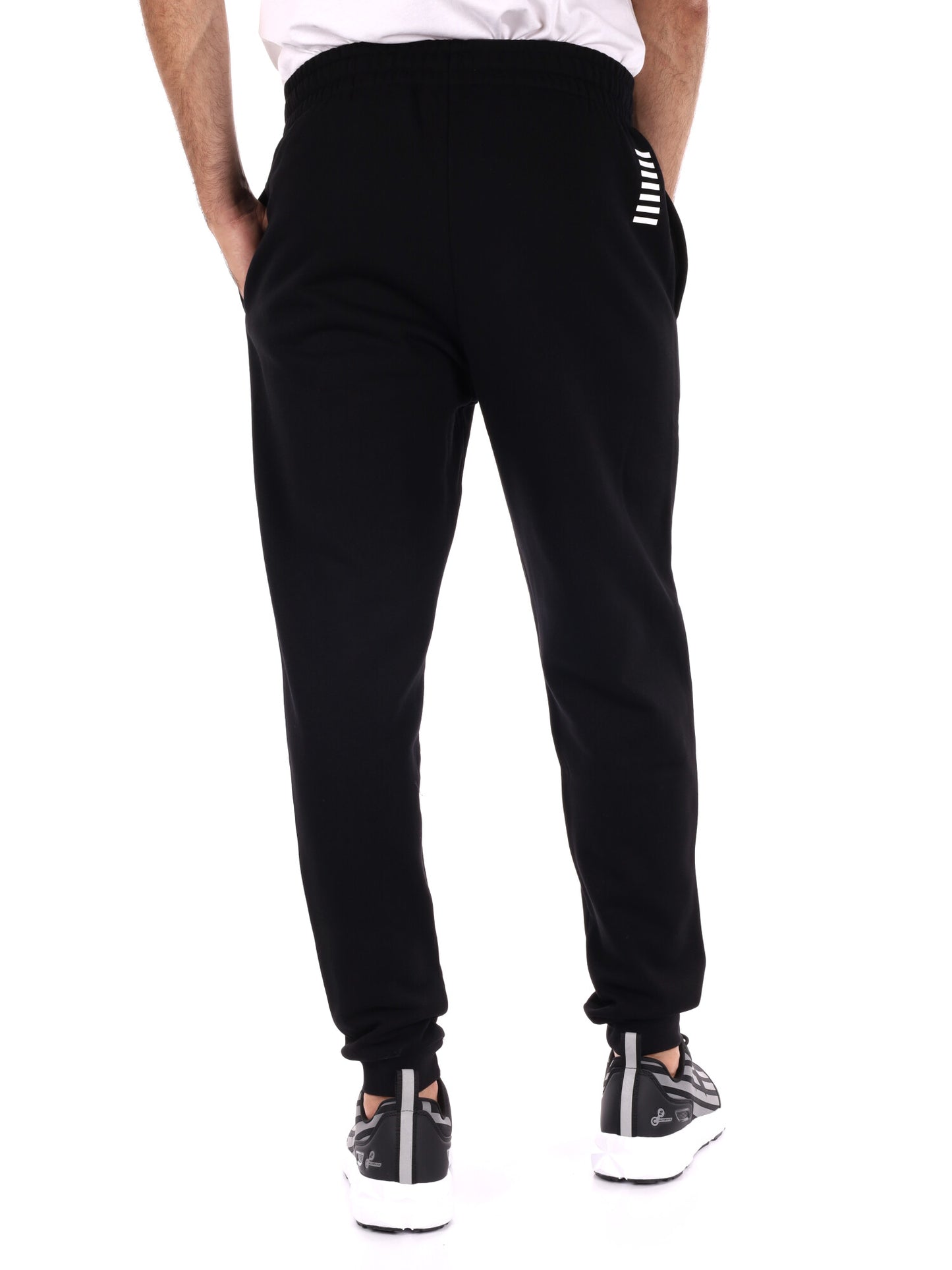 PANTALONE TUTA TRAIN CORE EA7 EMPORIO ARMANI DA UOMO NERO
