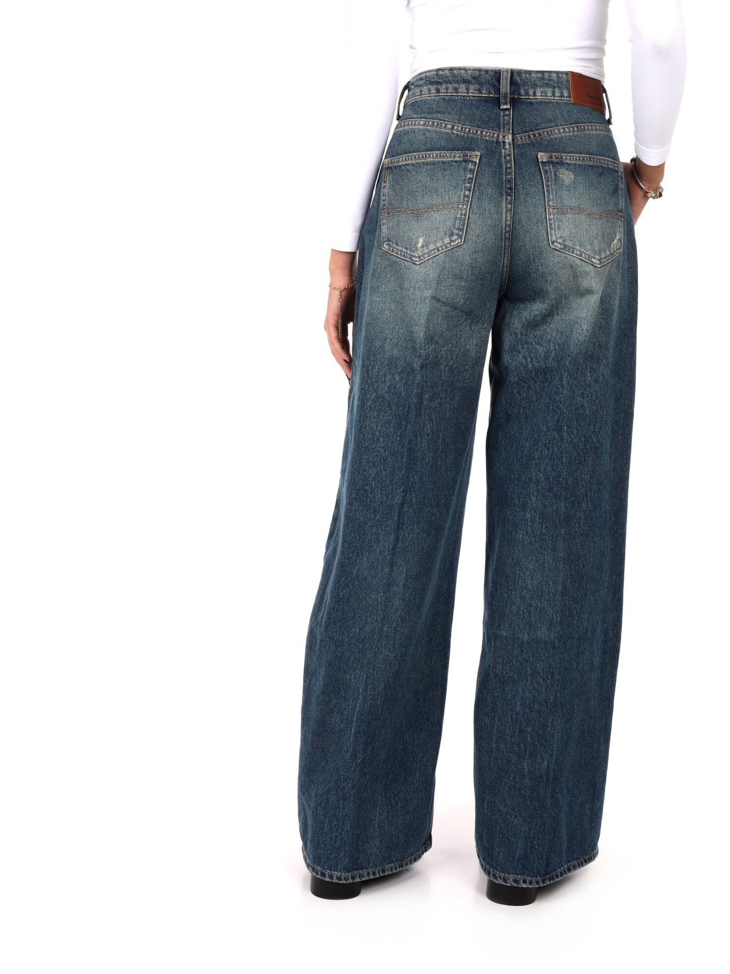 DENIM WIDE LEG PEPE JEANS DA DONNA