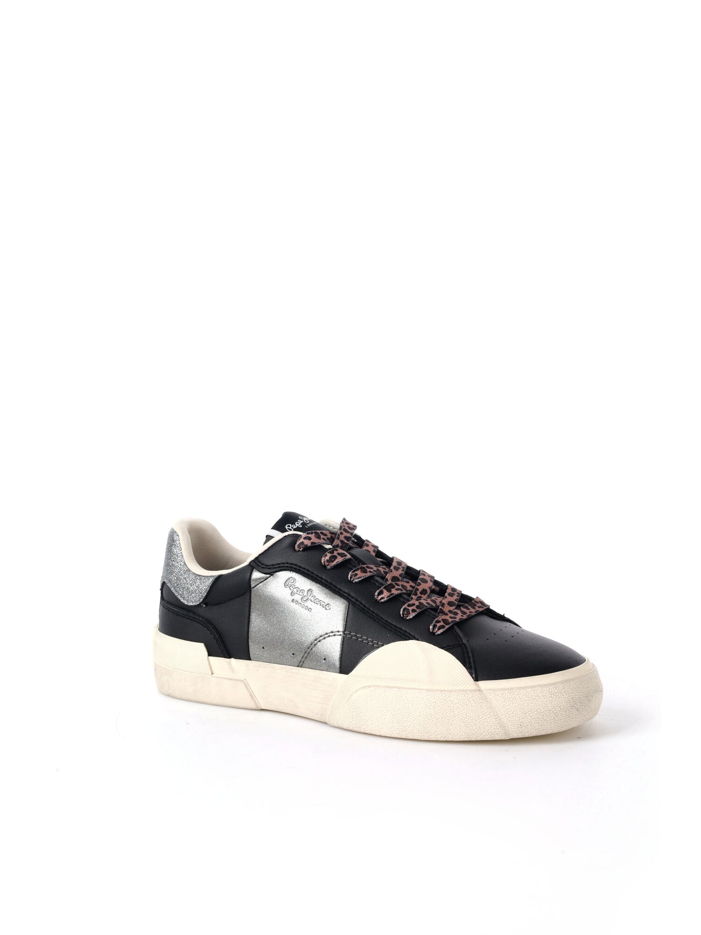 SNEAKER STRINGATA MILAN NIGHT PEPE JEANS DA DONNA NERO