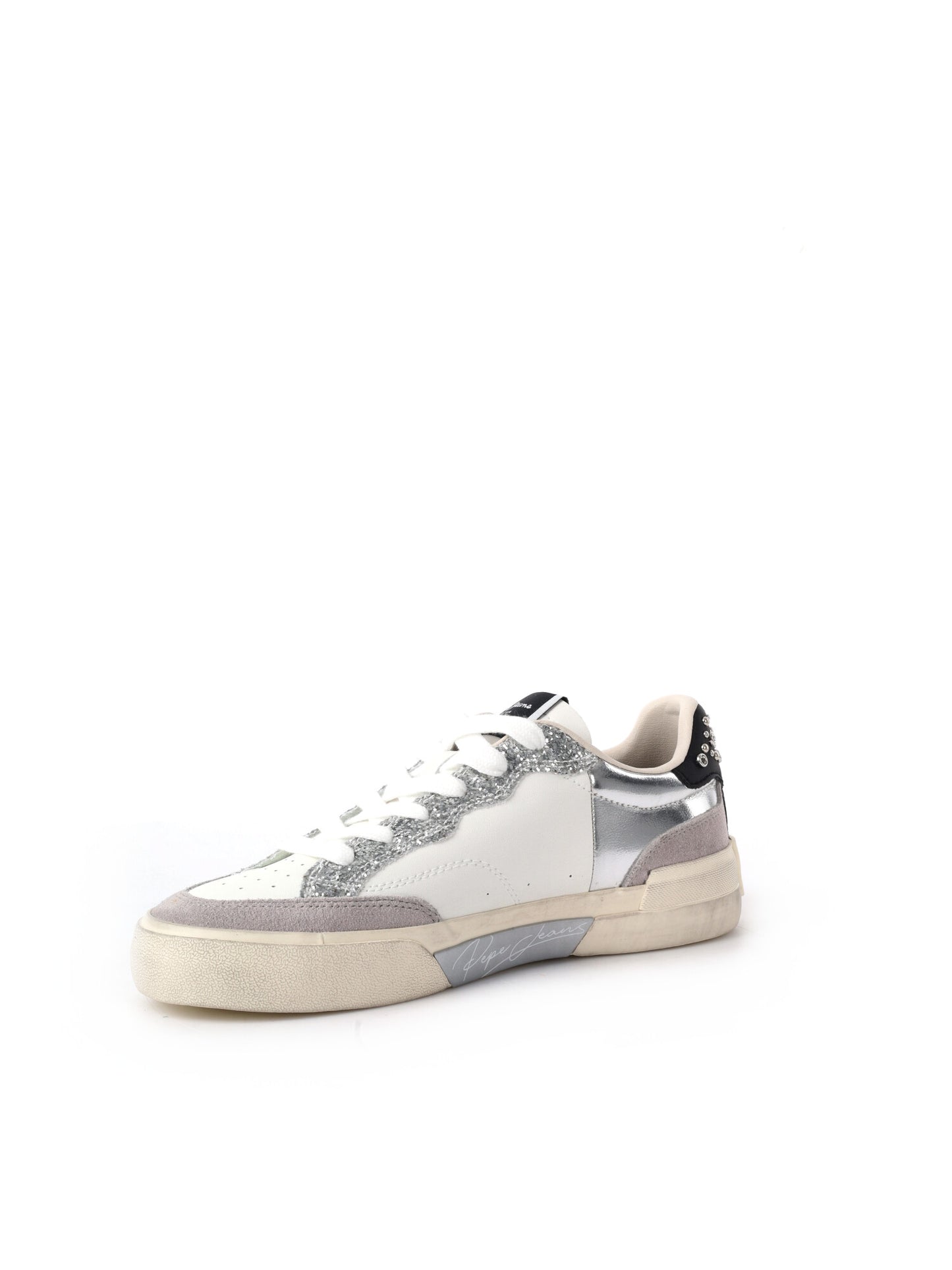 SNEAKER STRINGATA MILAN NIGHT PEPE JEANS DA DONNA BIANC