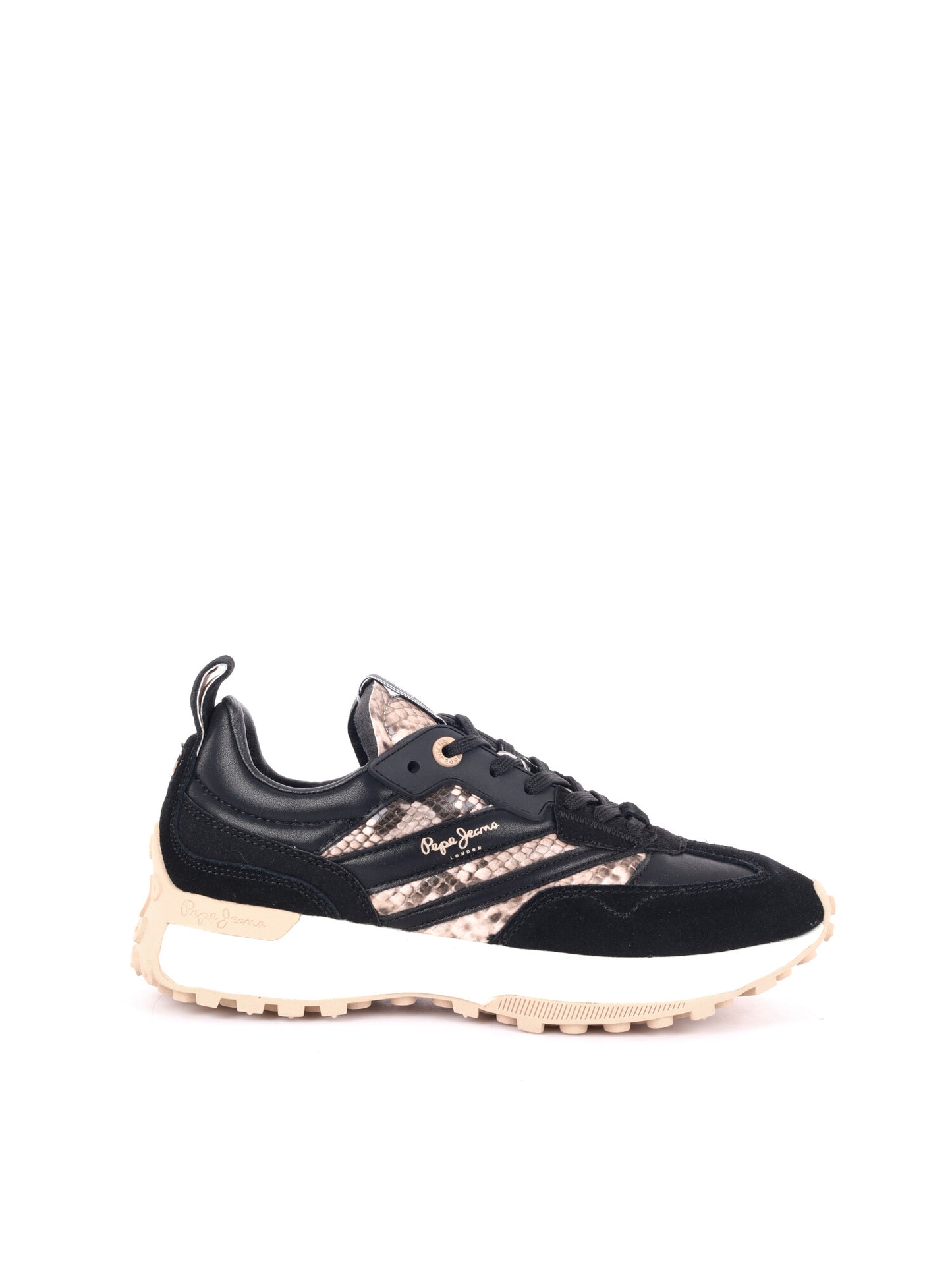 SNEAKER STRINGATA LUCKY FEN PEPE JEANS DA DONNA NERO