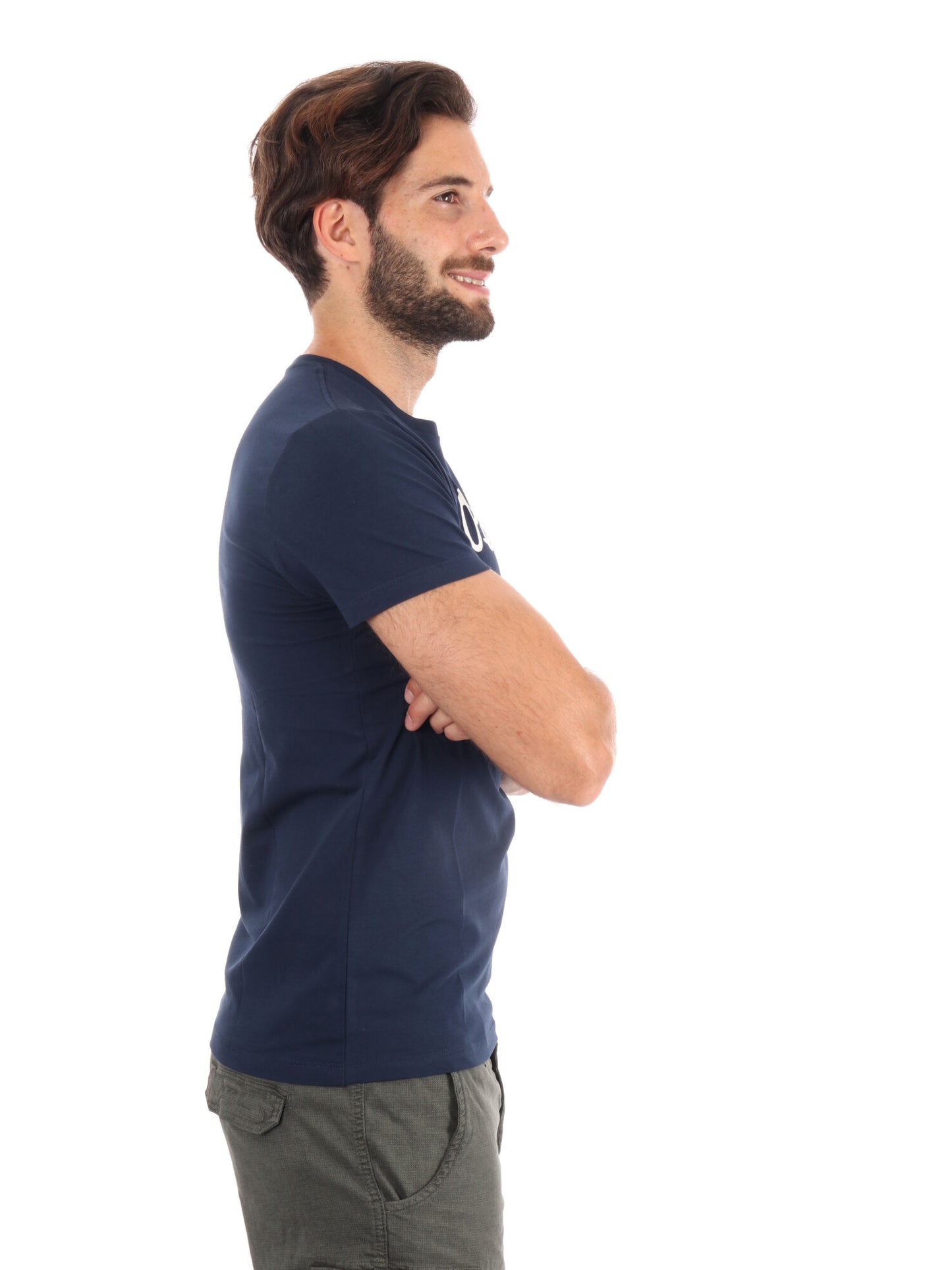 T-SHIRT SLIM FIT CON LOGO PEPE JEANS DA UOMO BLU