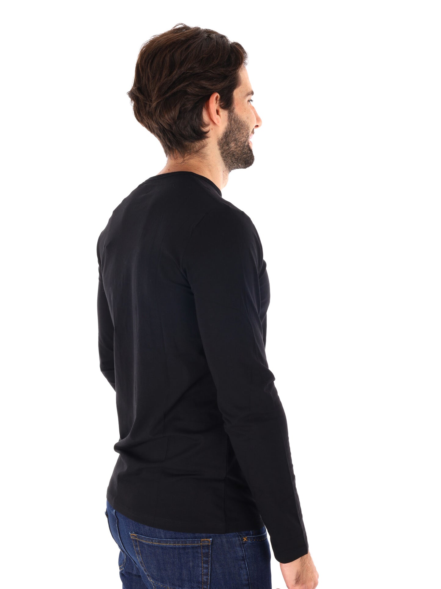 MAGLIA A MANICHE LUNGHE ORIGINAL PEPE JEANS DA UOMO NERO