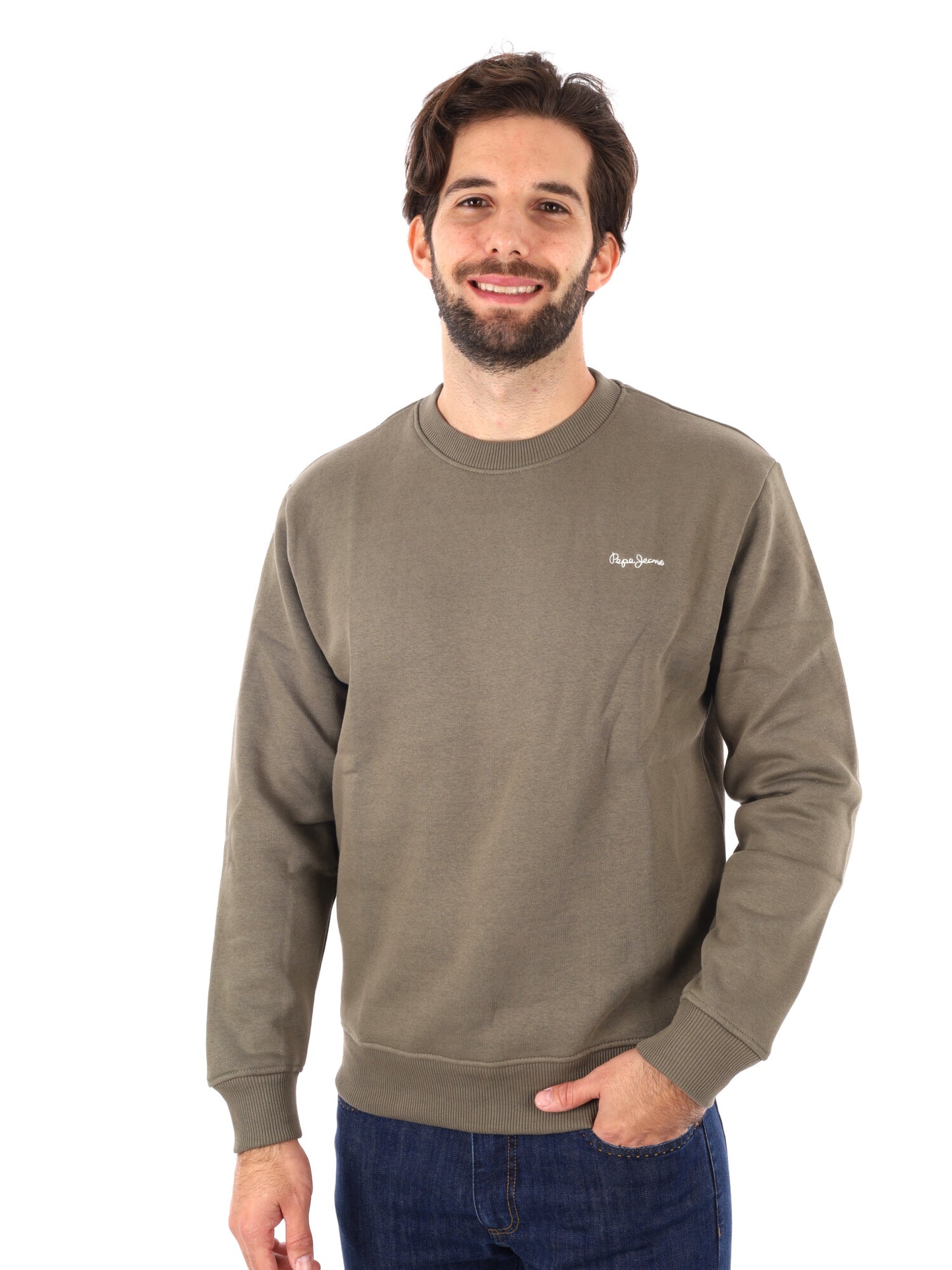 FELPA MACBETH PEPE JEANS DA UOMO VERDE