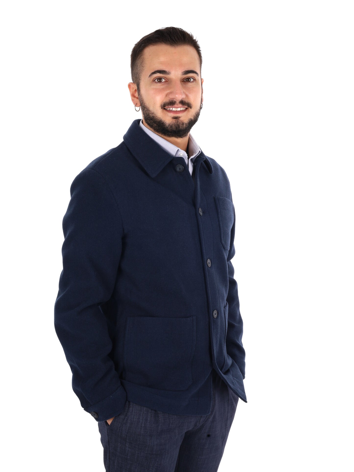 Fb Poce 4, giubbino da uomo blu