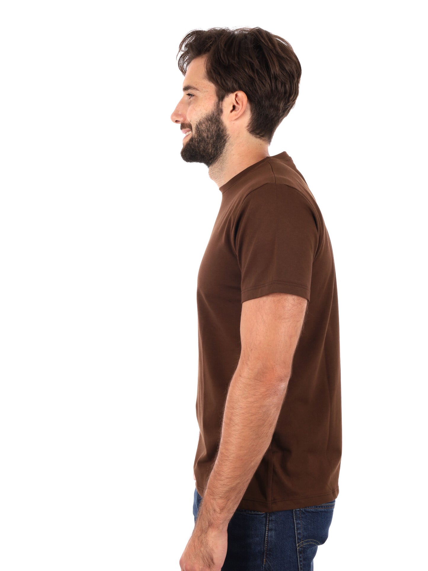 T-SHIRT PRATI DA UOMO CIOCCOLATO