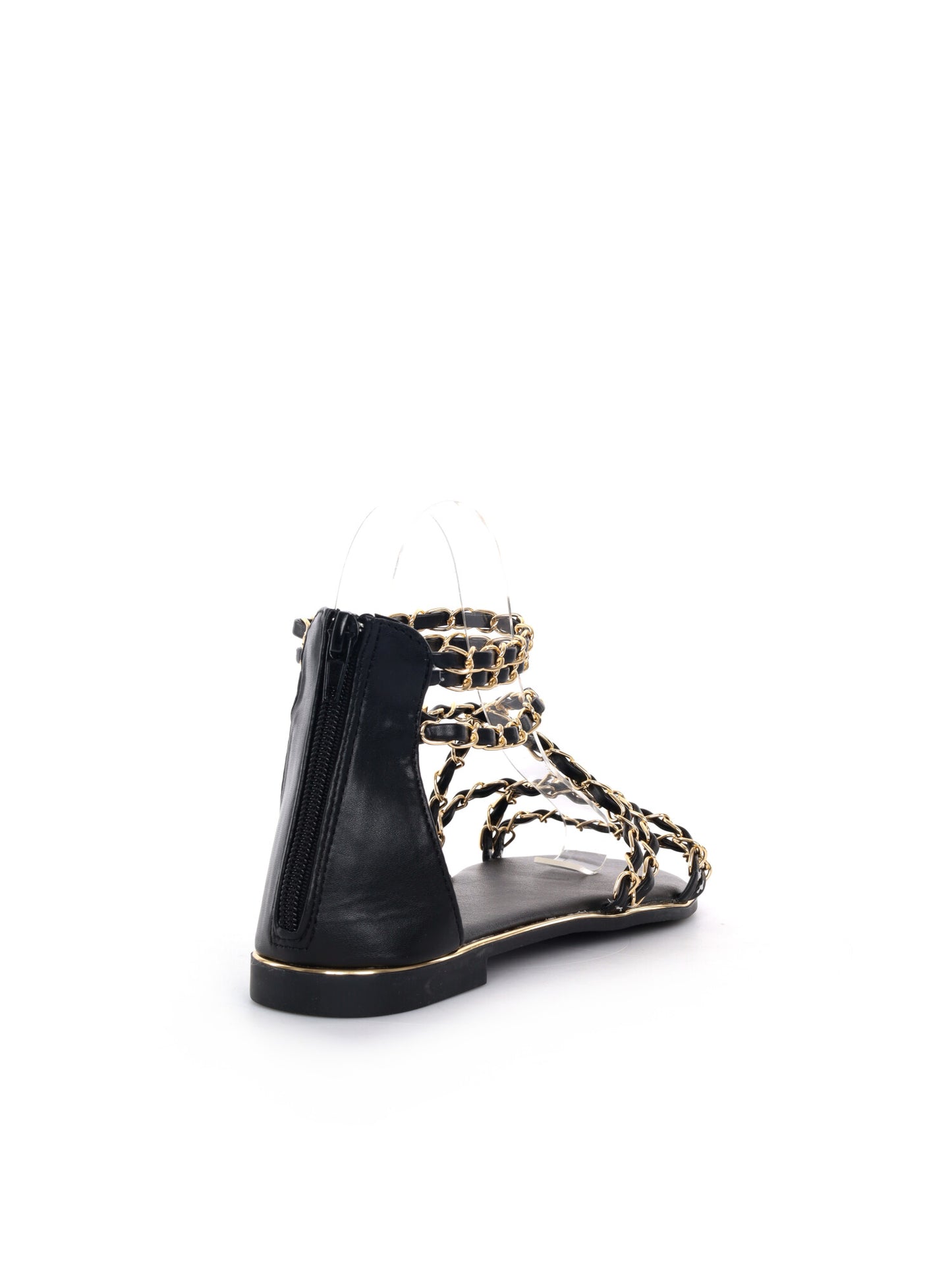Sandalo Clyo' da donna in nero, elegante e versatile
