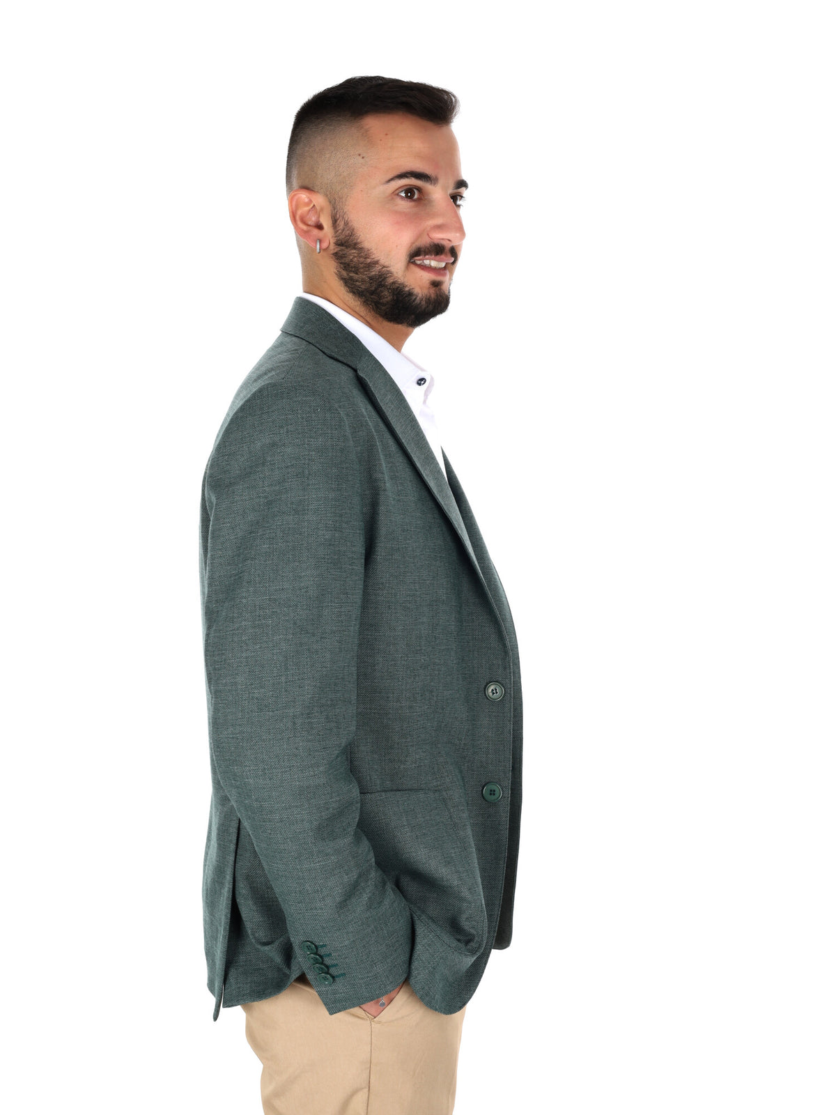 F.b. giacca drop 4 da uomo verde