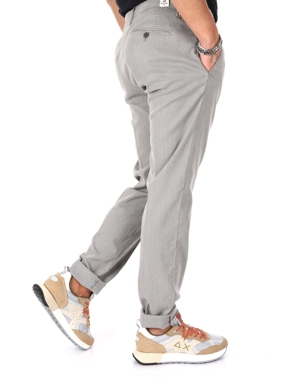 F.b. pantalone fanta da uomo spago