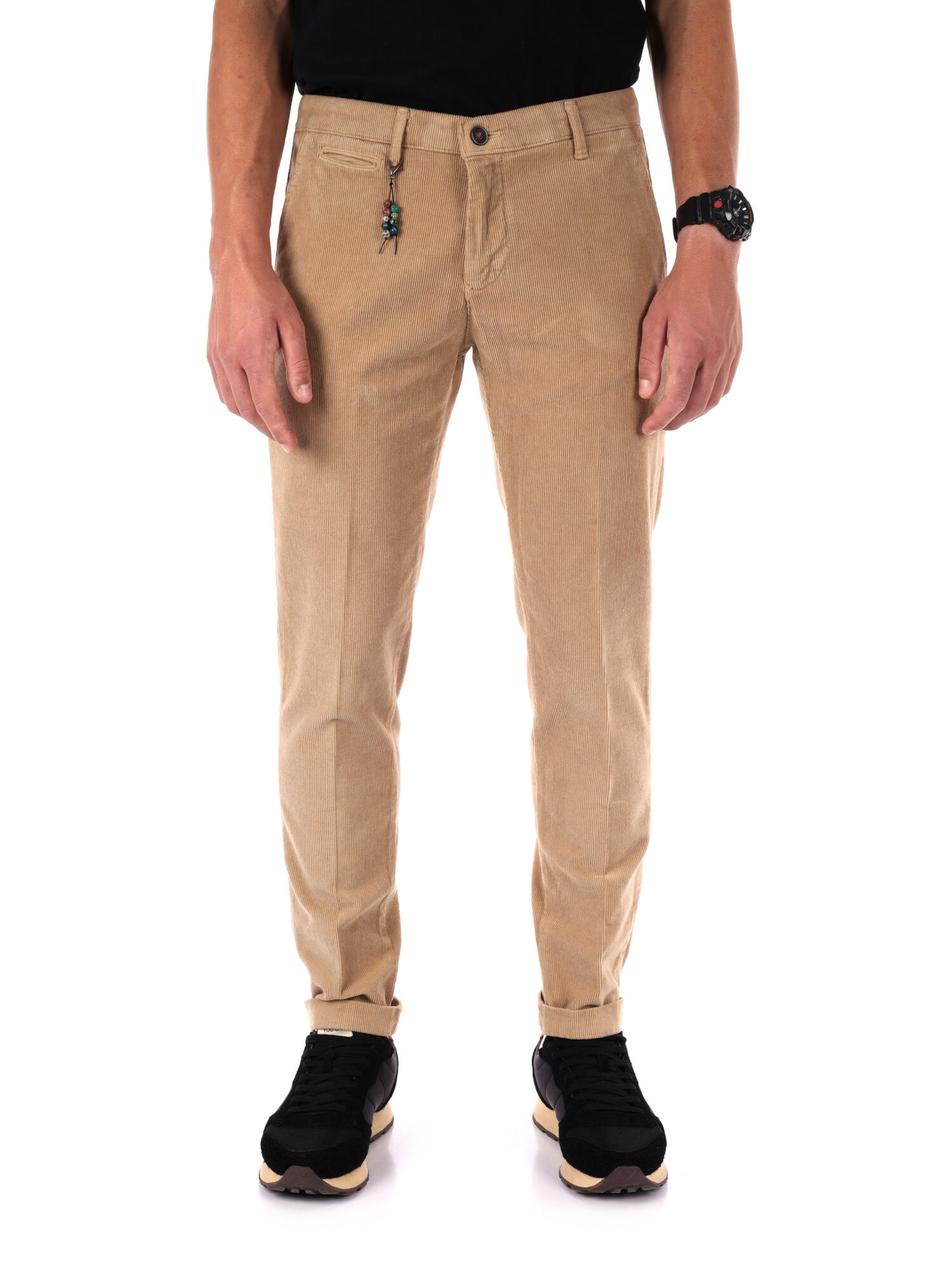 PANTALONE SILVER VELLUTO FB DA UOMO BISCOTTO