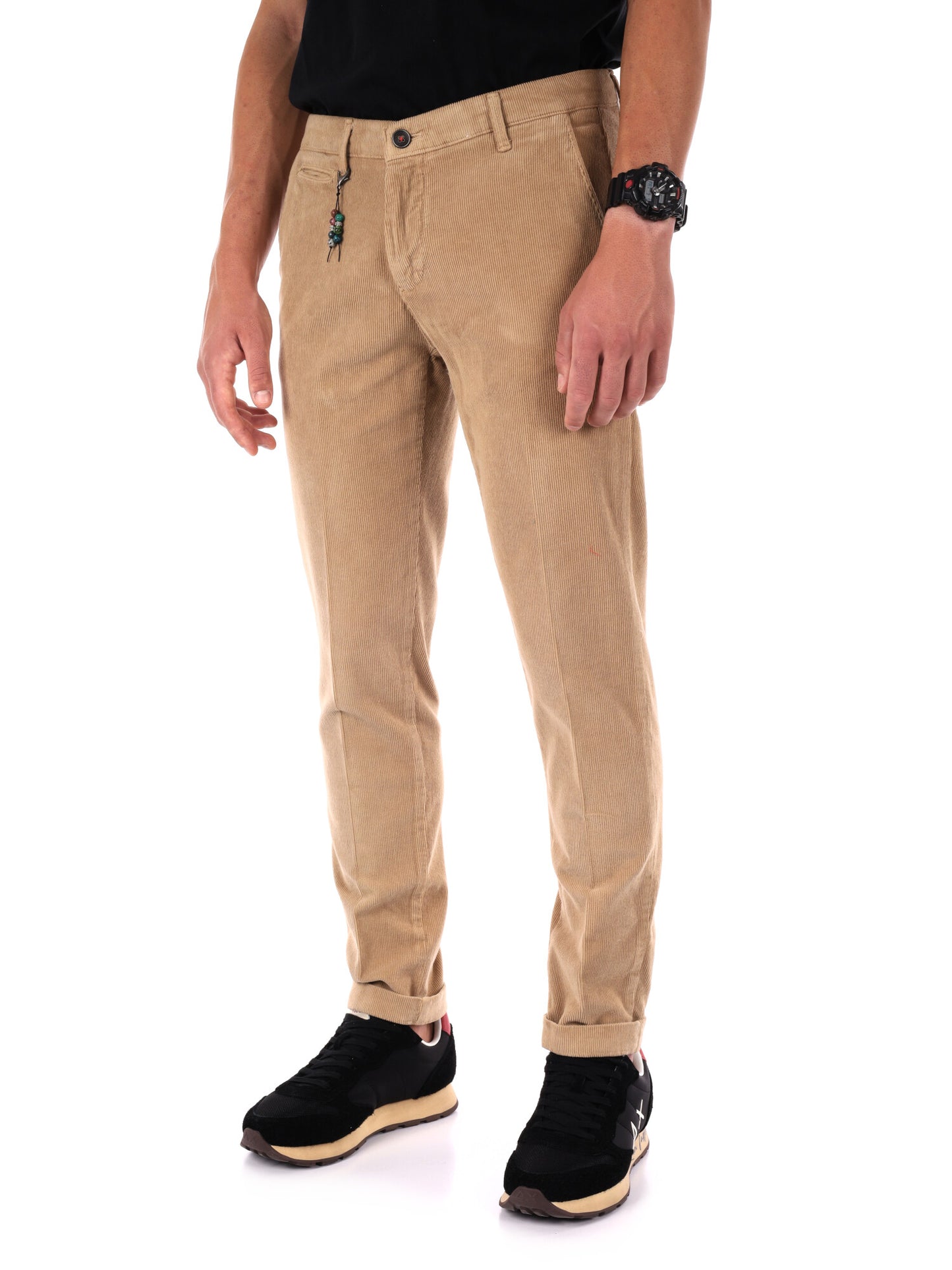 PANTALONE SILVER VELLUTO FB DA UOMO BISCOTTO