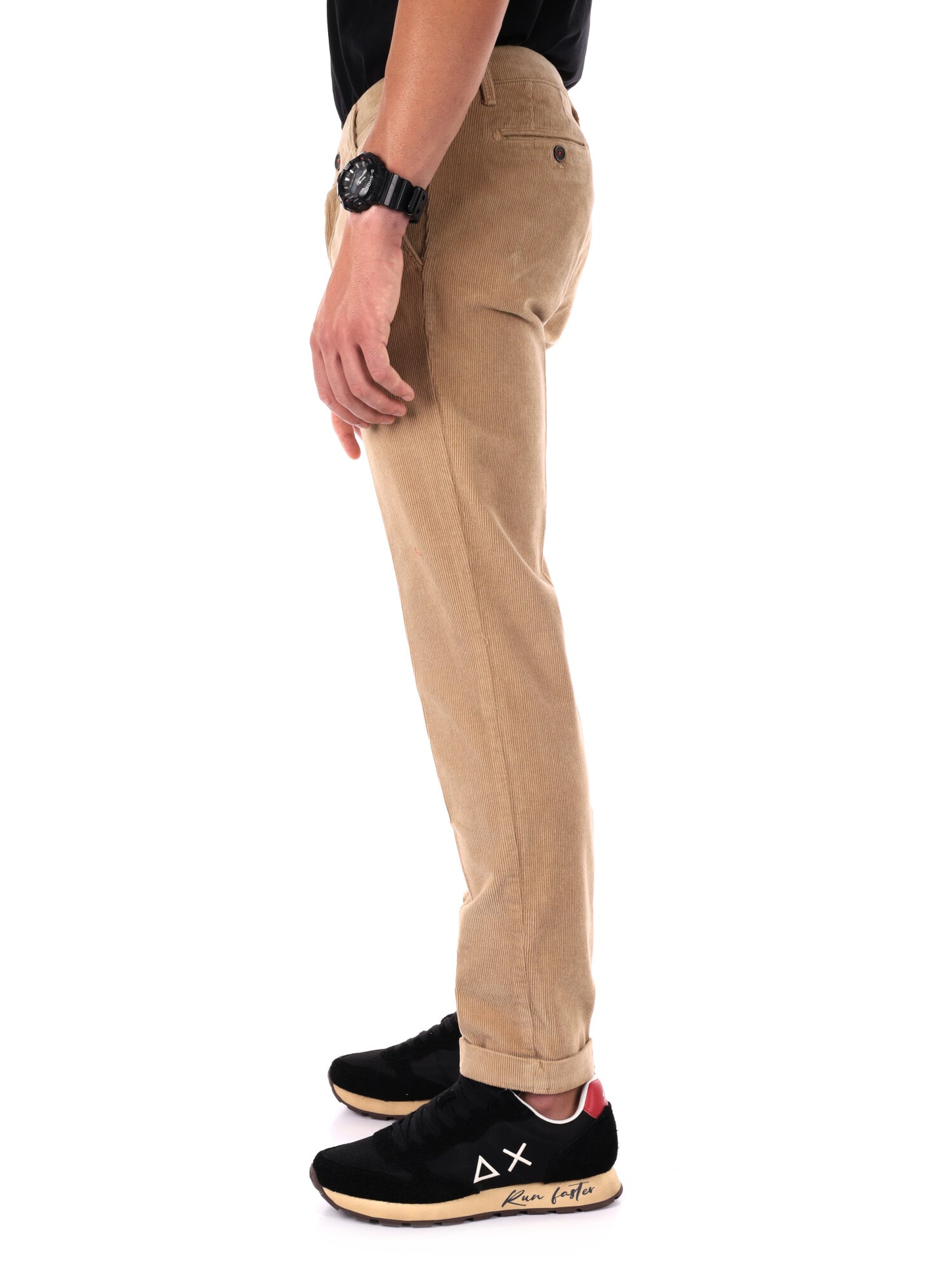 PANTALONE SILVER VELLUTO FB DA UOMO BISCOTTO