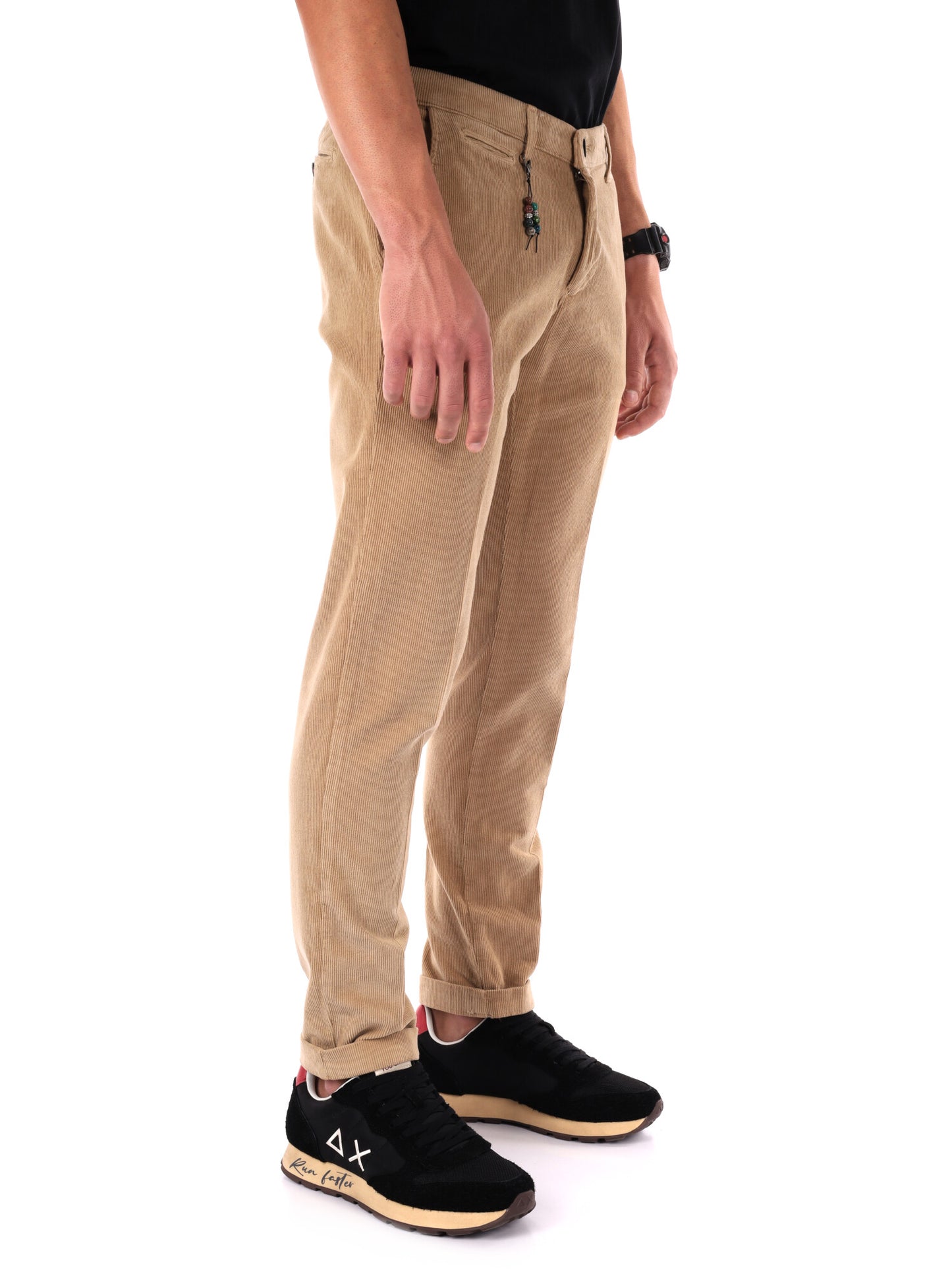 PANTALONE SILVER VELLUTO FB DA UOMO BISCOTTO