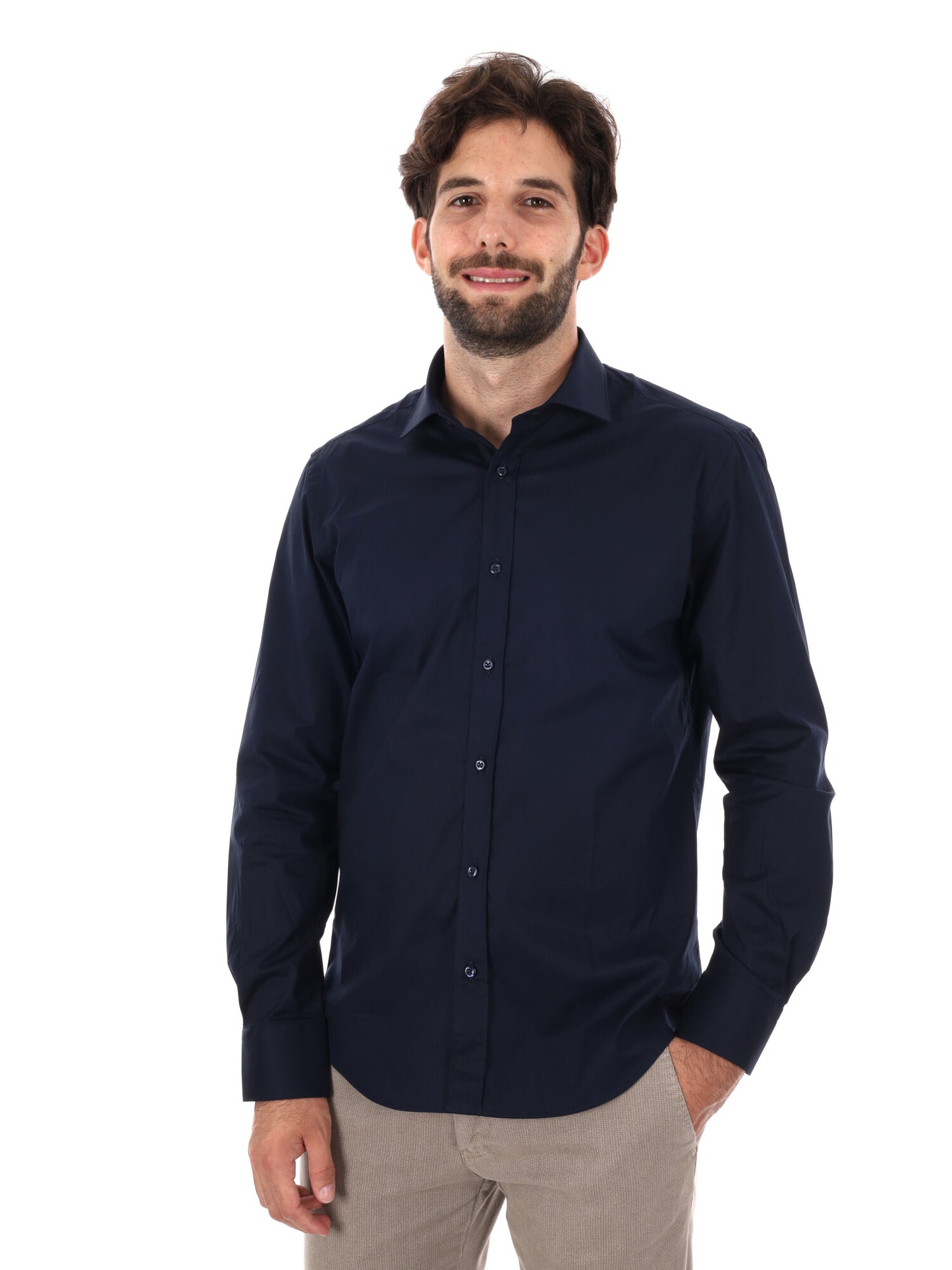 CAMICIA SOFT FB DA UOMO BLU