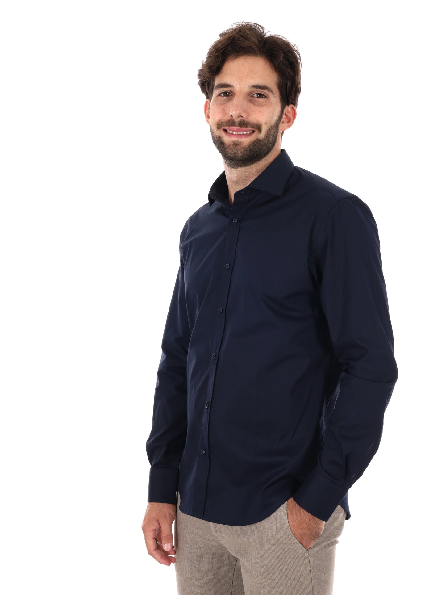 CAMICIA SOFT FB DA UOMO BLU