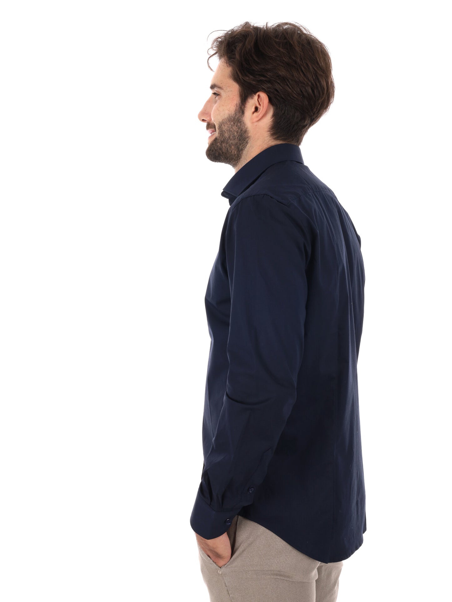 CAMICIA SOFT FB DA UOMO BLU