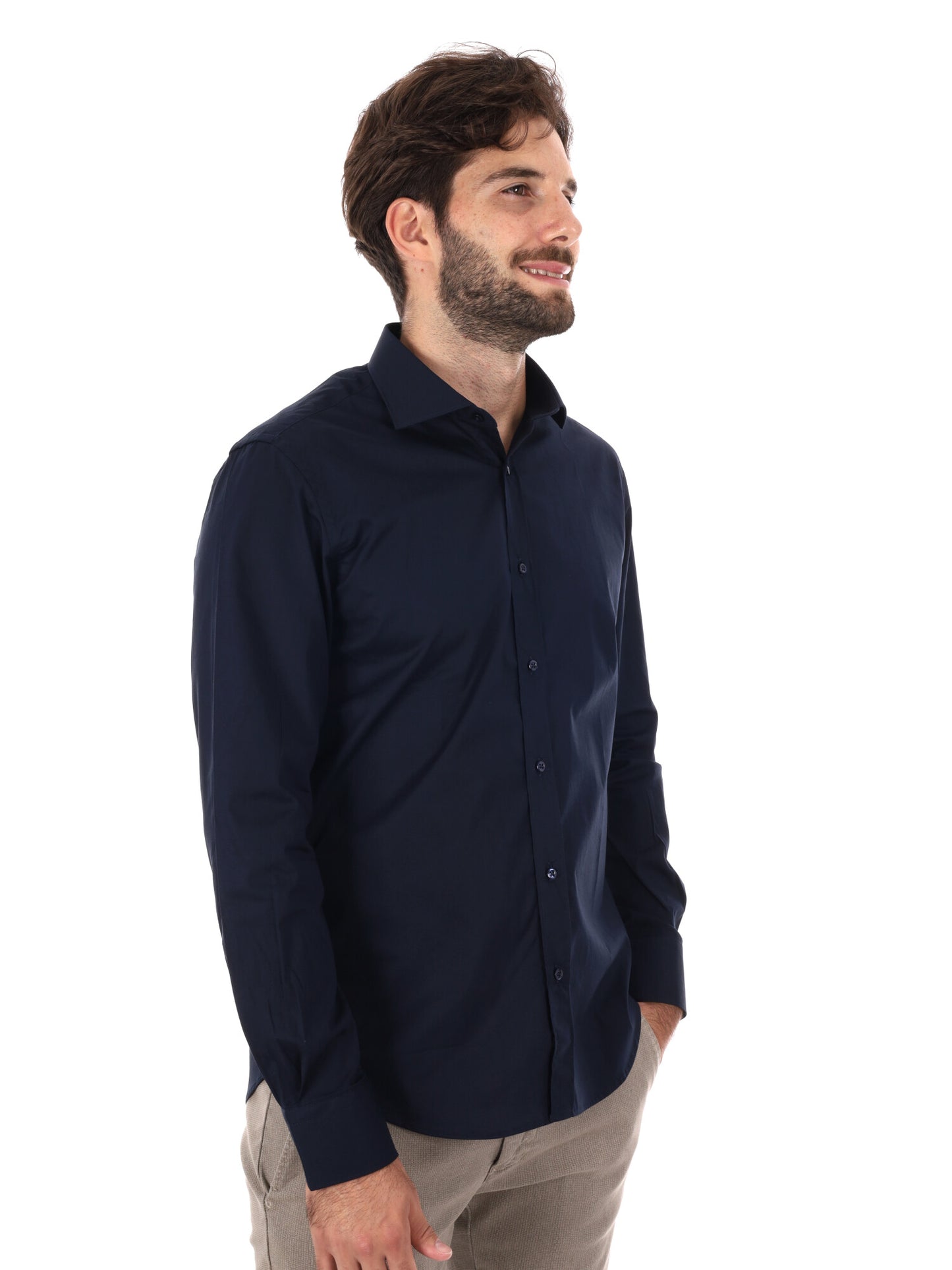CAMICIA SOFT FB DA UOMO BLU