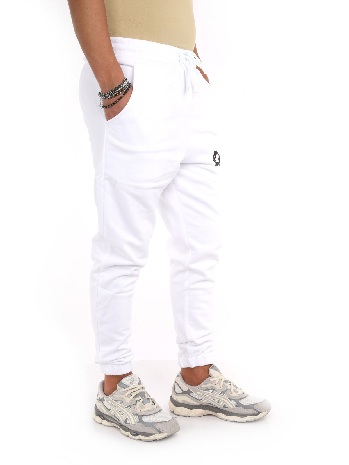 DS2 pantalone da uomo bianco