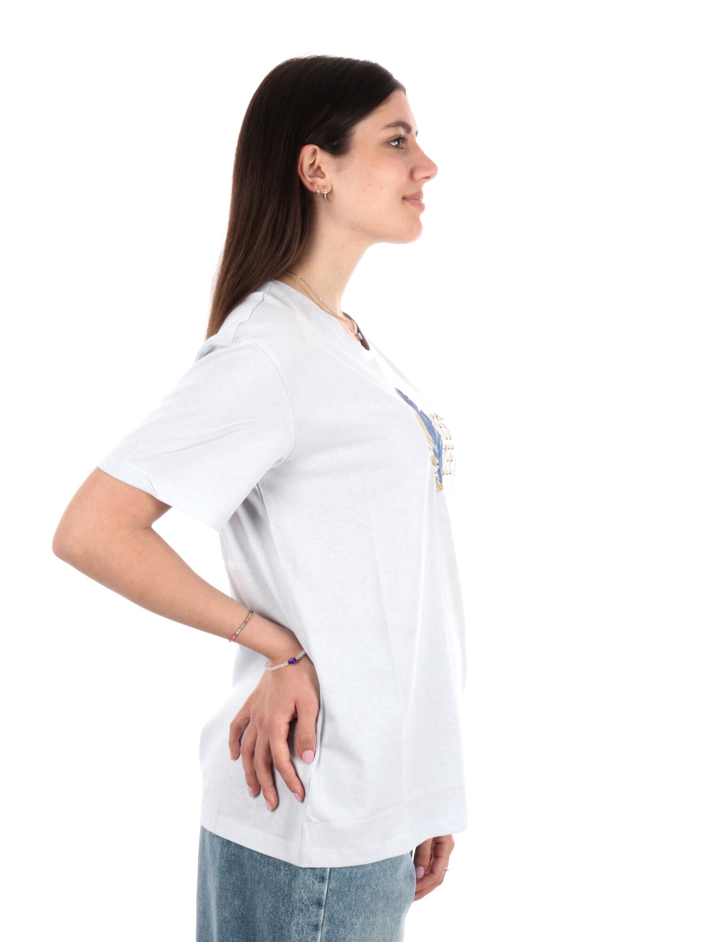 YES ZEE T-SHIRT MM - AZZURRO