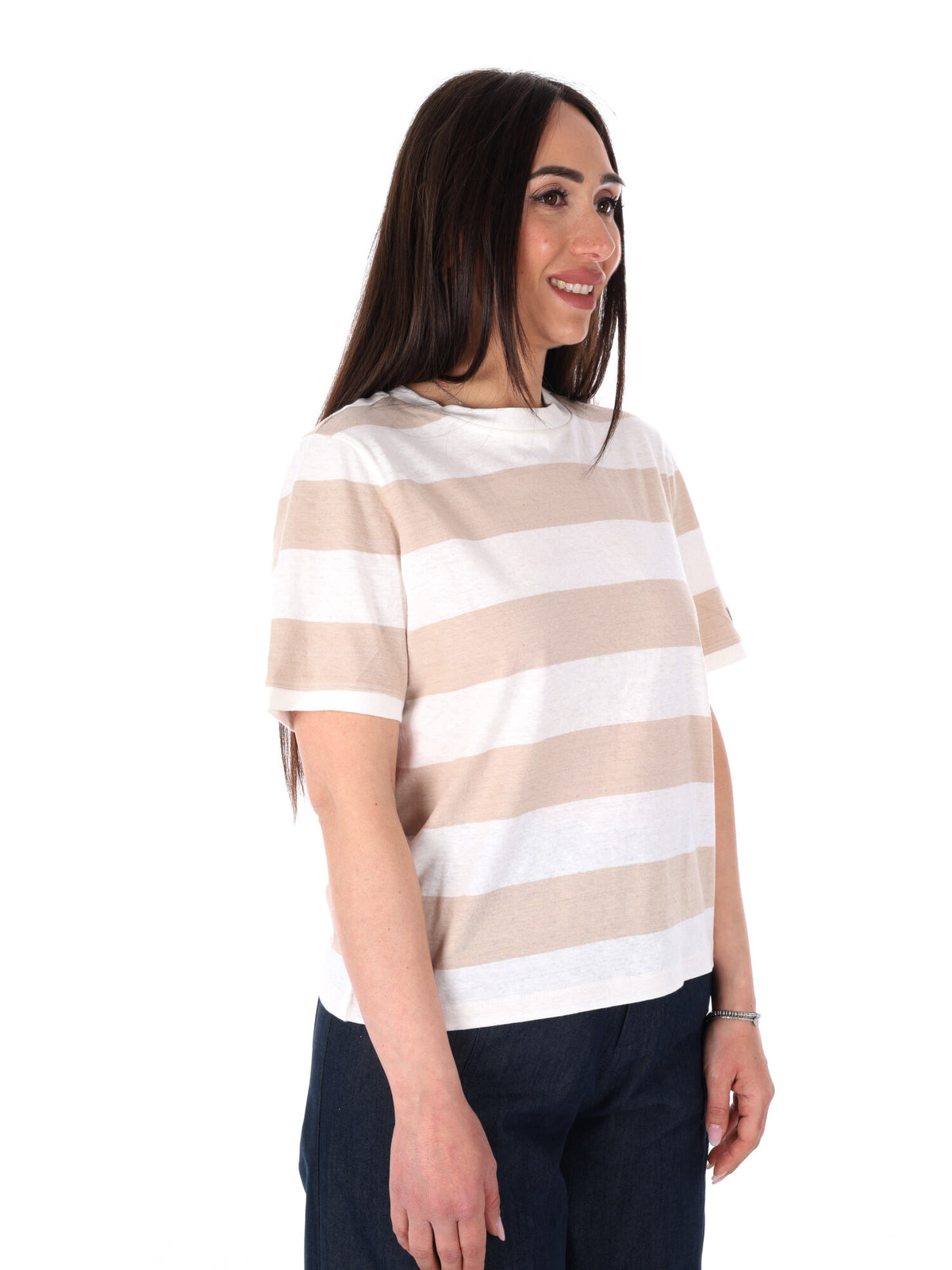 Yes zee t-shirt mm da donna beige