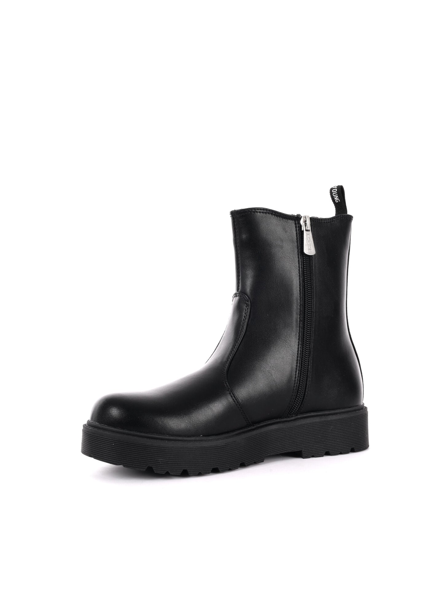 STIVALETTO CON LOGO CULT JUNIOR NERO