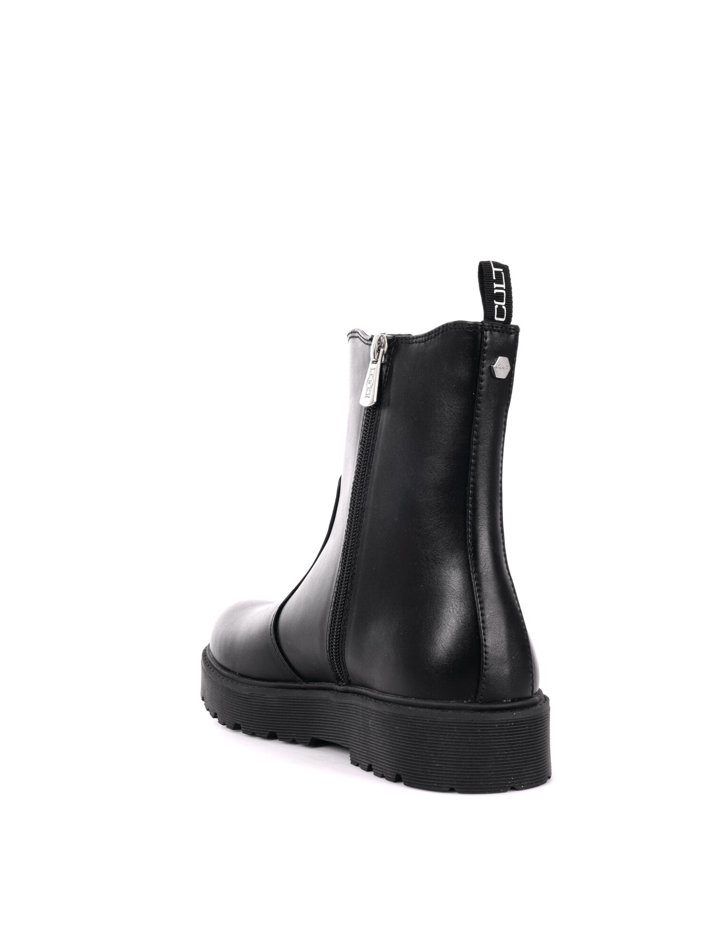 STIVALETTO CON LOGO CULT JUNIOR NERO