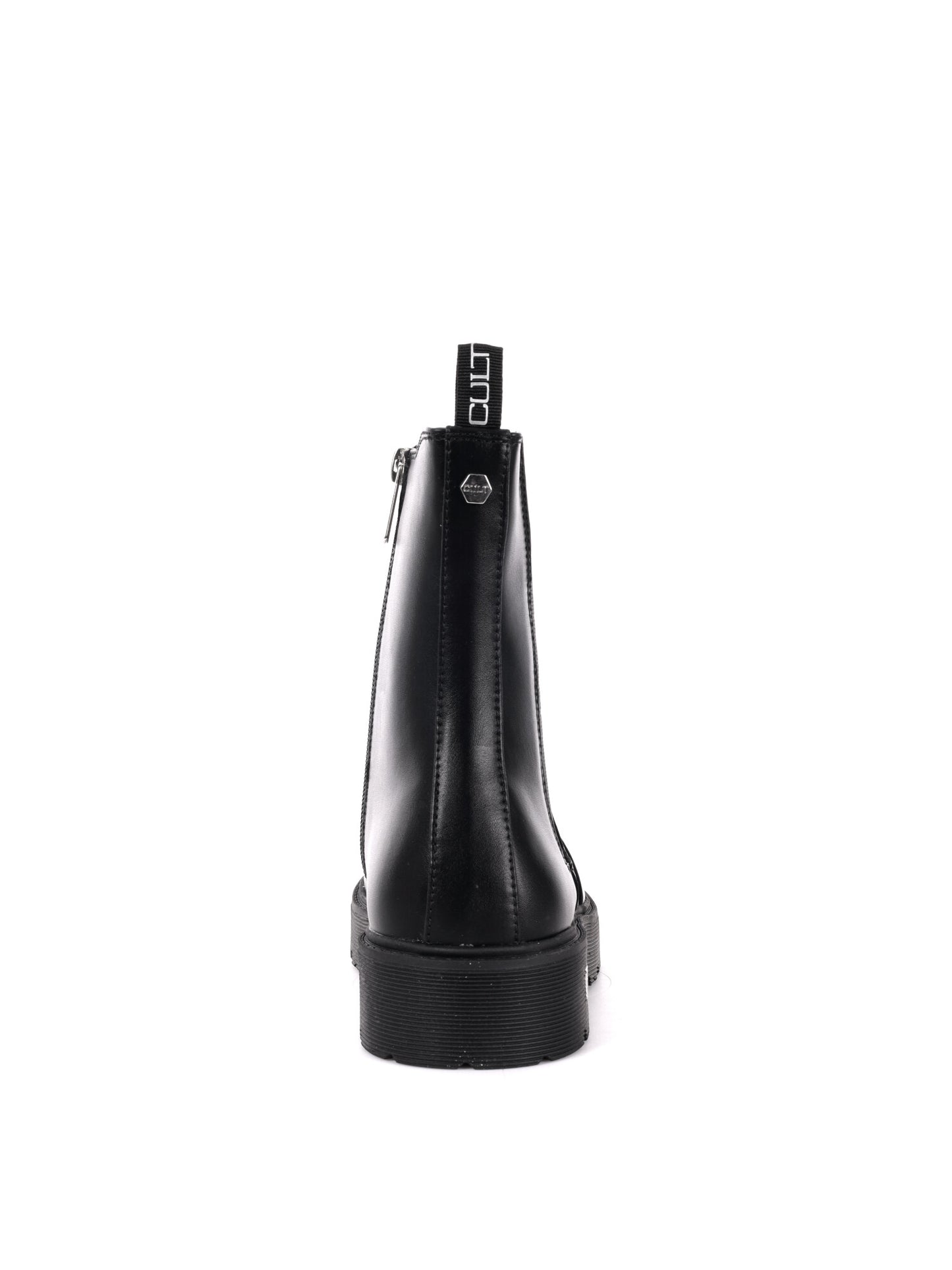 STIVALETTO CON LOGO CULT JUNIOR NERO
