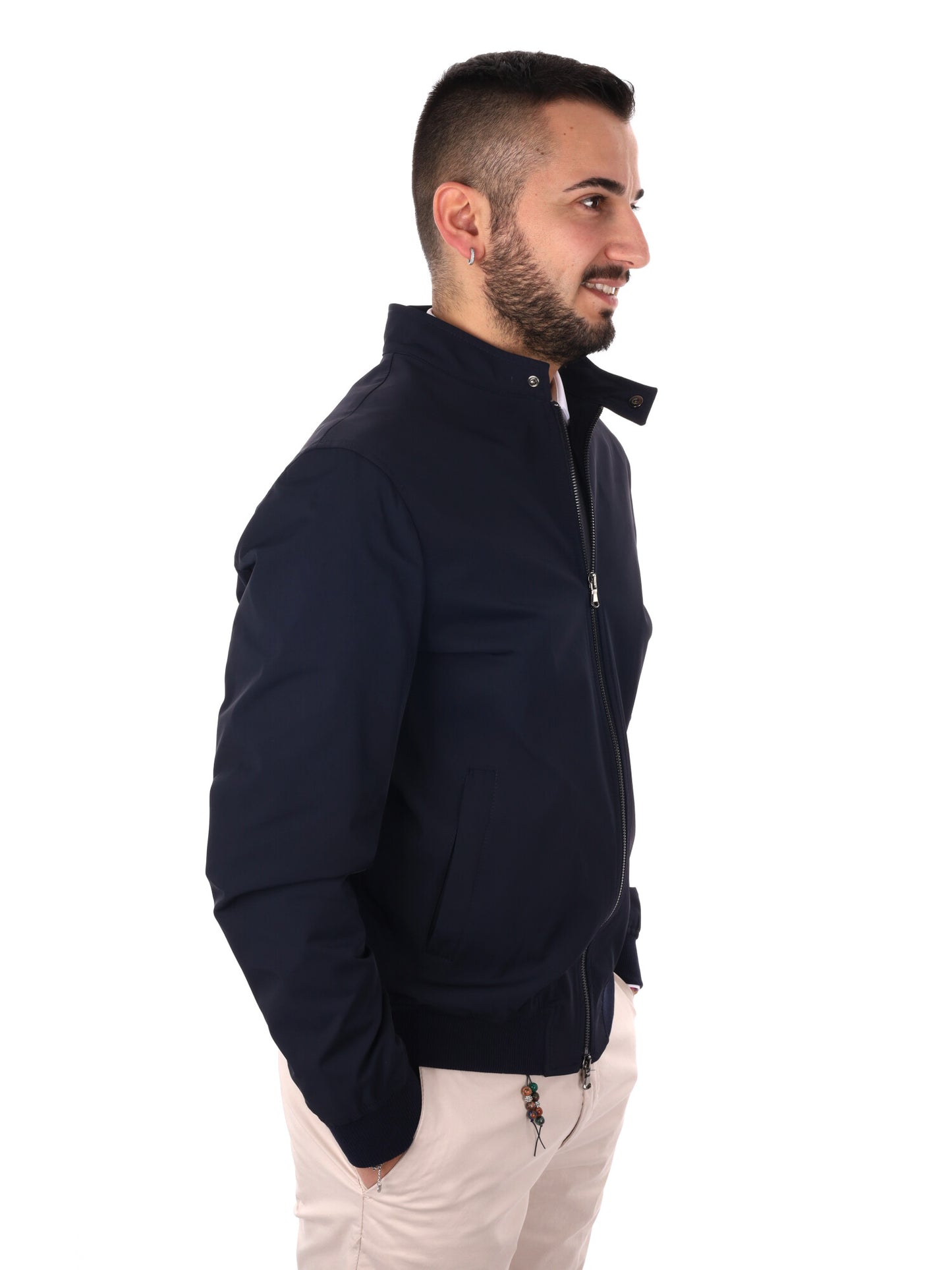 Giubbino Tambay blu da uomo, stile versatile e moderno