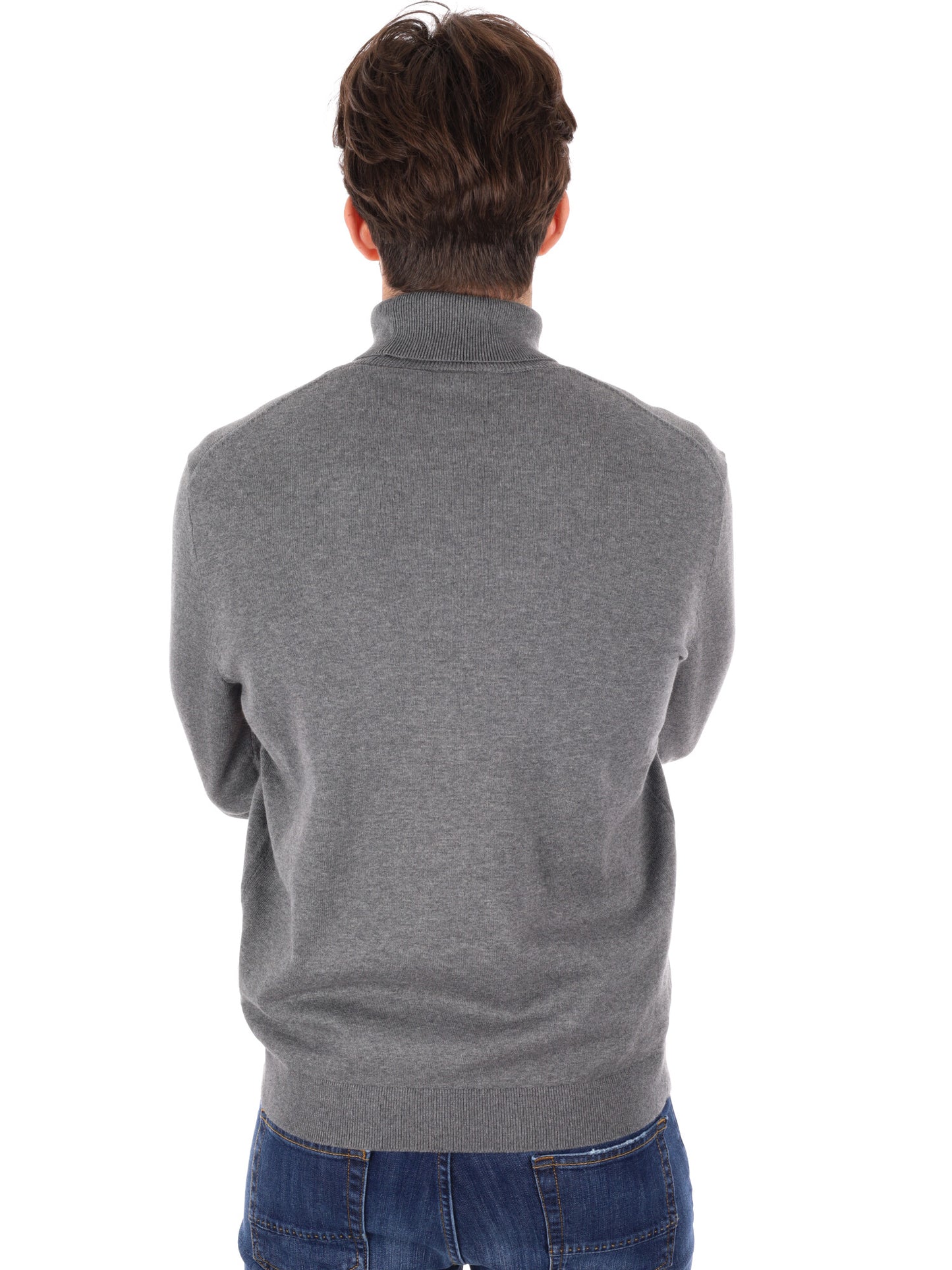 MAGLIA CON COLLO LUPETTO TIMBERLAND DA UOMO GRIGIO
