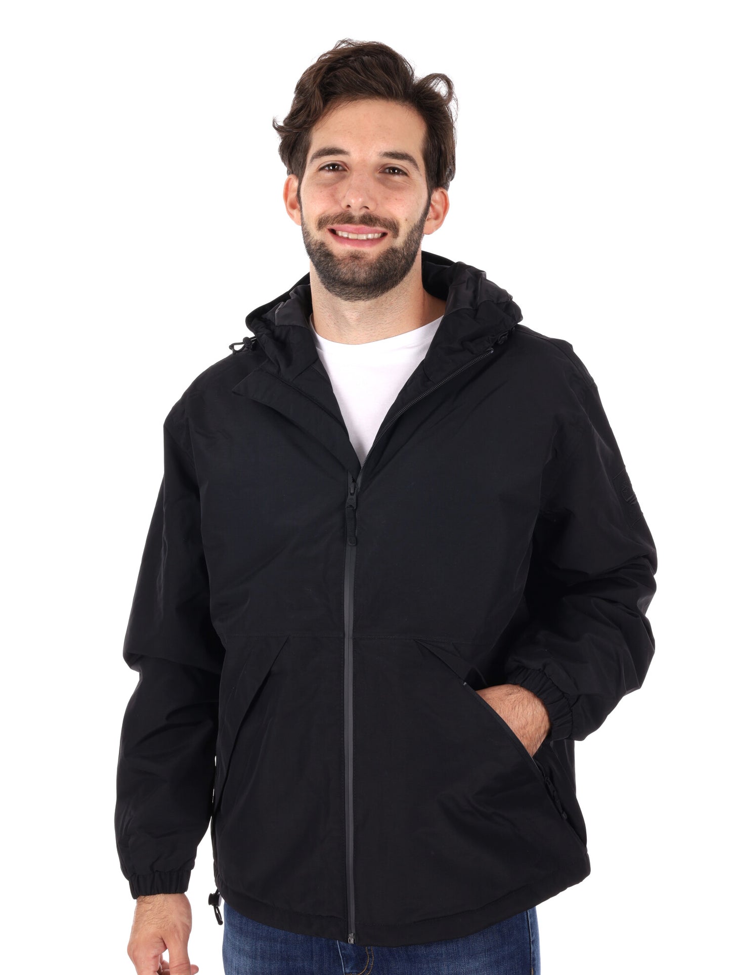 GIUBBINO IMPERMEABILE WINNICK TIMBERLAND DA UOMO NERO