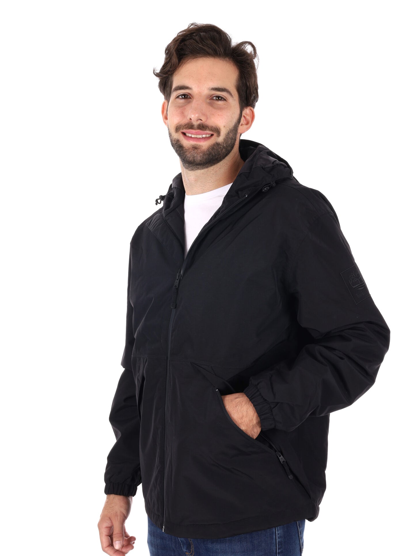 GIUBBINO IMPERMEABILE WINNICK TIMBERLAND DA UOMO NERO