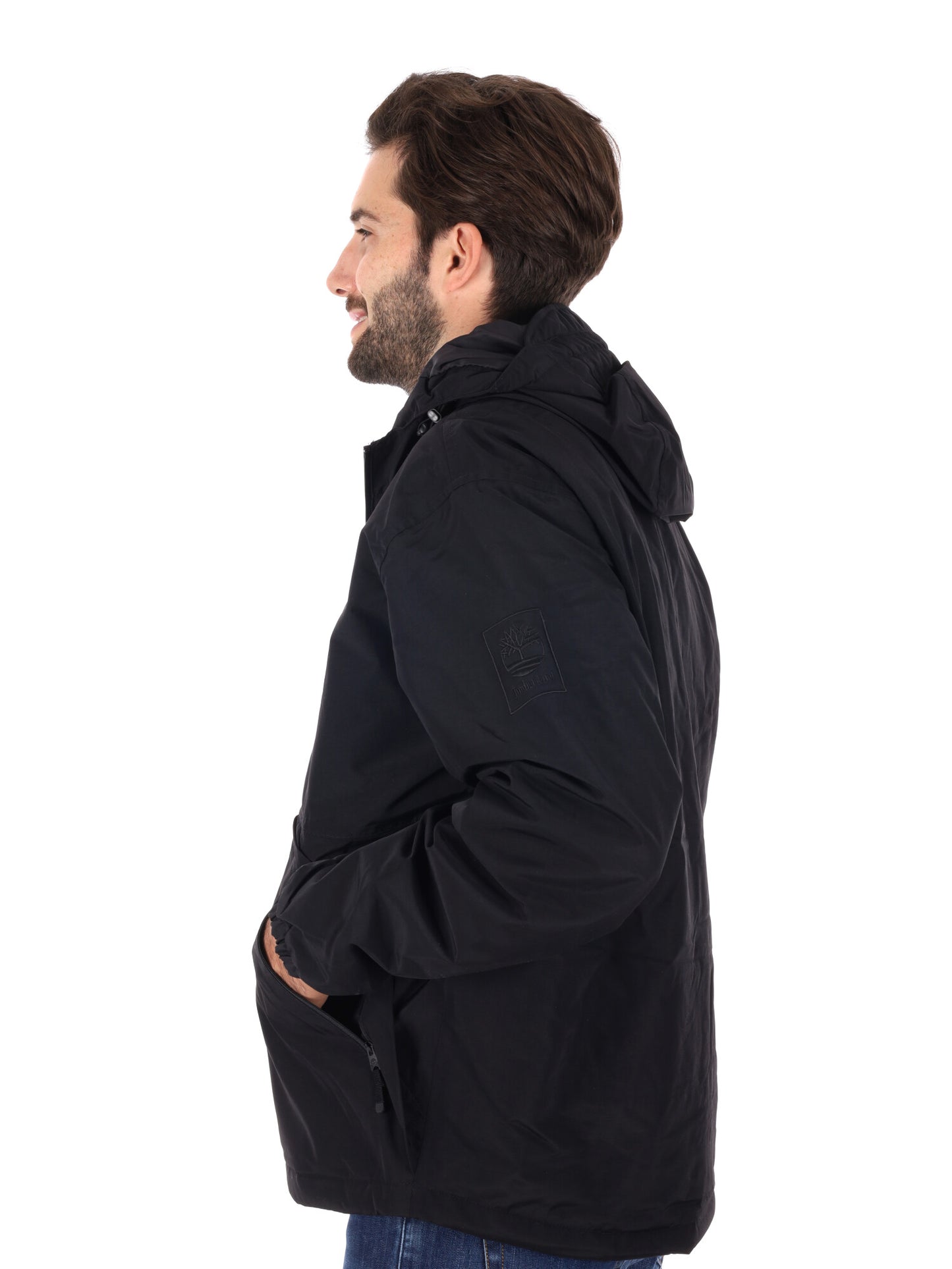 GIUBBINO IMPERMEABILE WINNICK TIMBERLAND DA UOMO NERO
