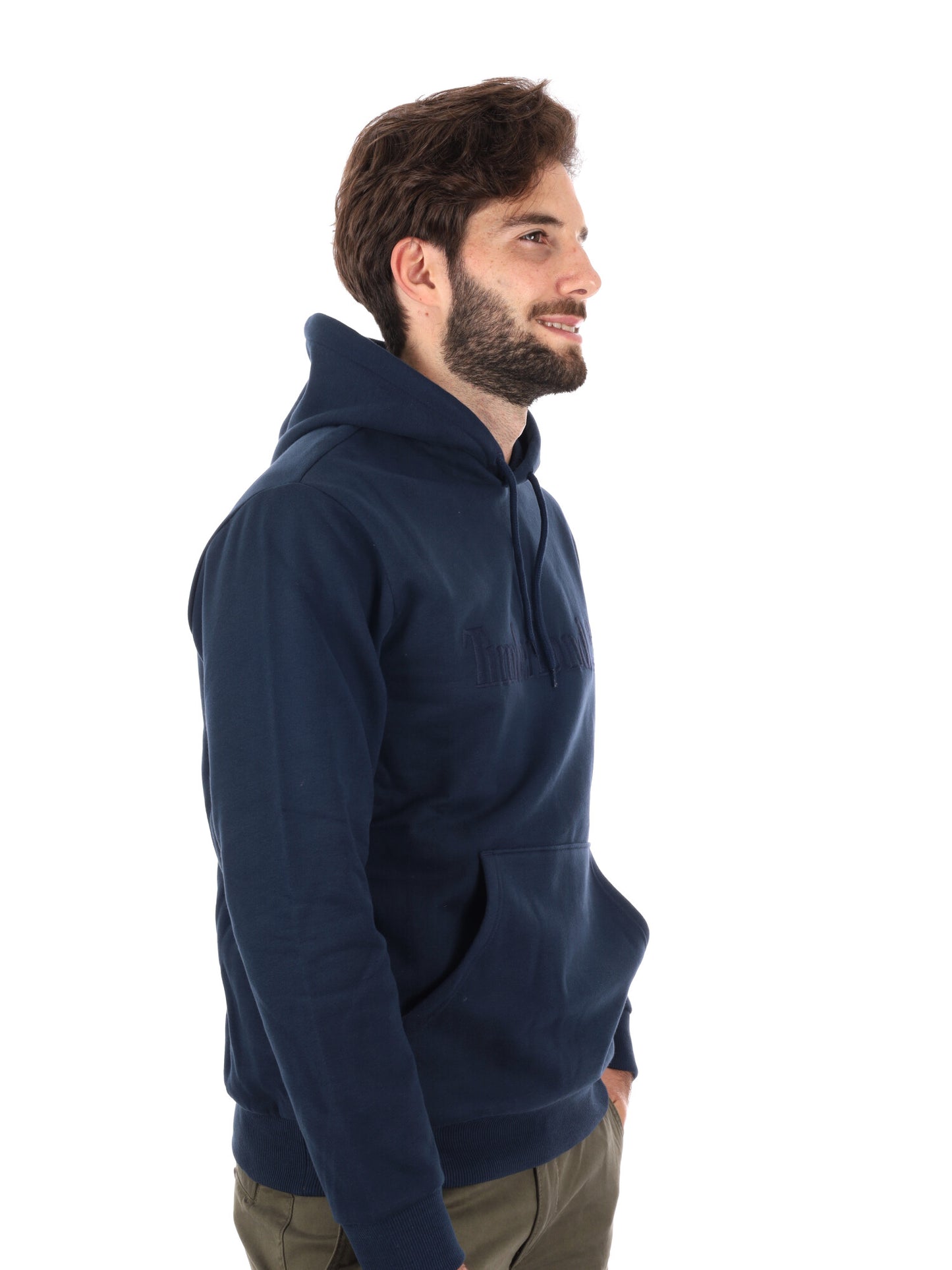 FELPA CON CAPPUCCIO HAMPTON TIMBERLAND DA UOMO BLU