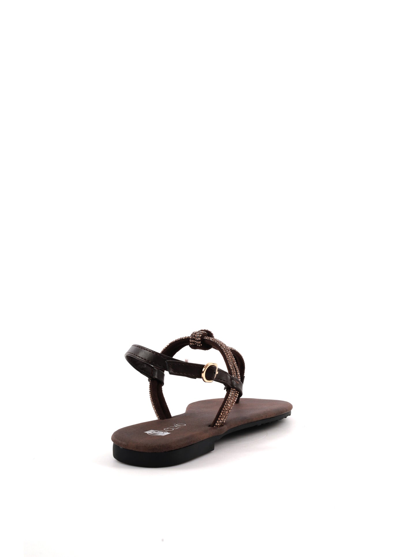 Sandali donna Clyo' in raffinato marrone
