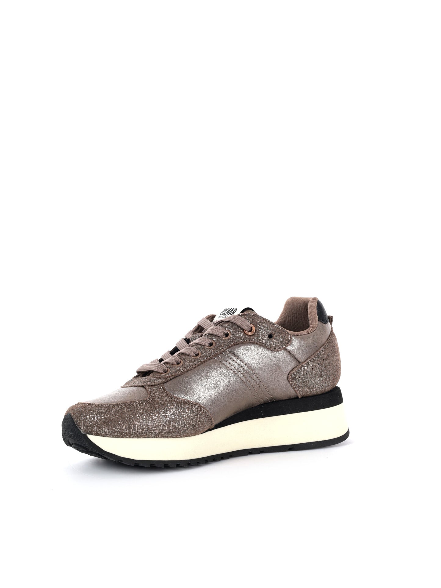SNEAKERS TRAVIS PUNK SUOLA ALTA COLMAR DA DONNA TAUPE