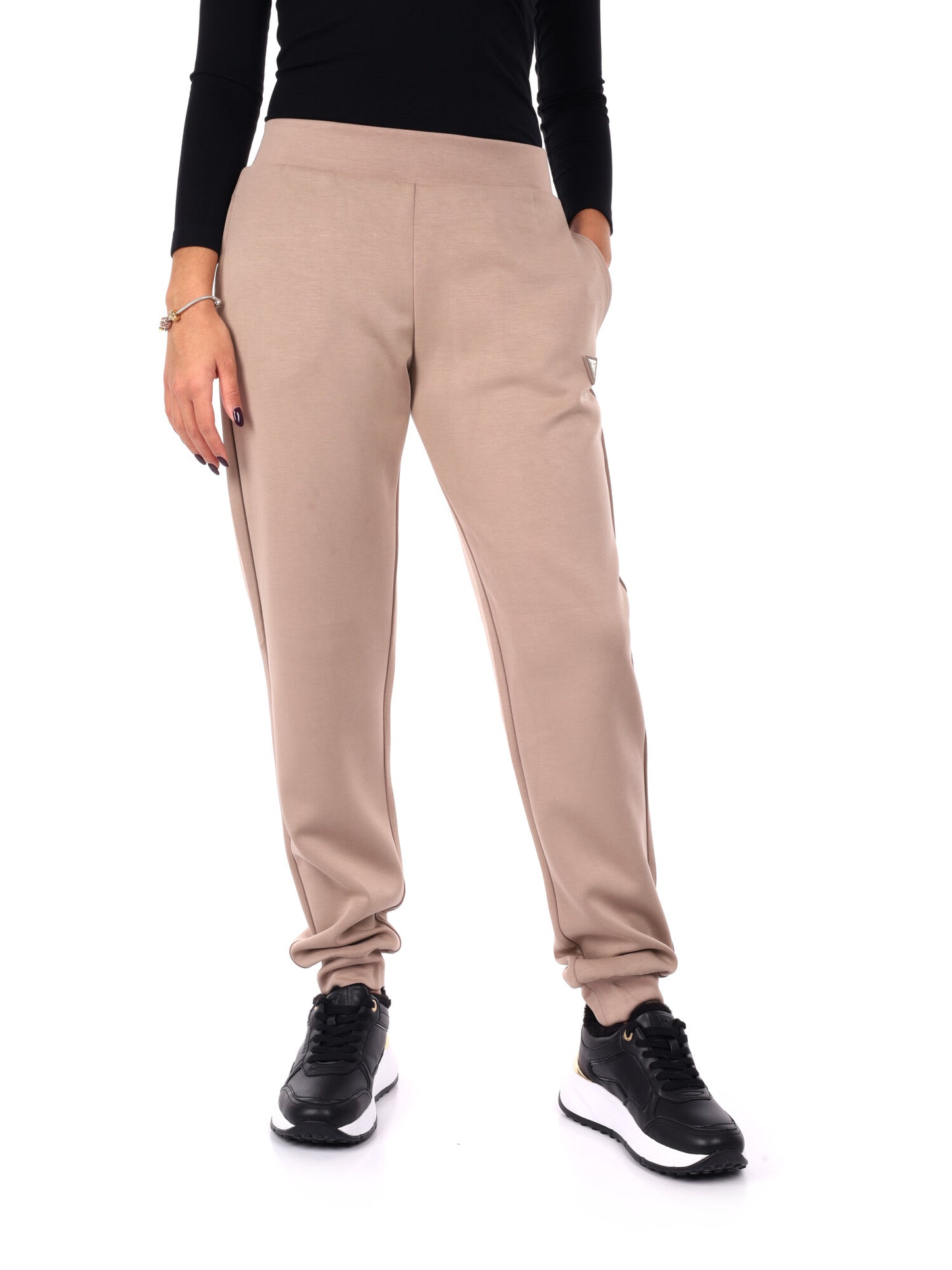 PANTALONE OLYMPE JOGGER GUESS DA DONNA BEIGE