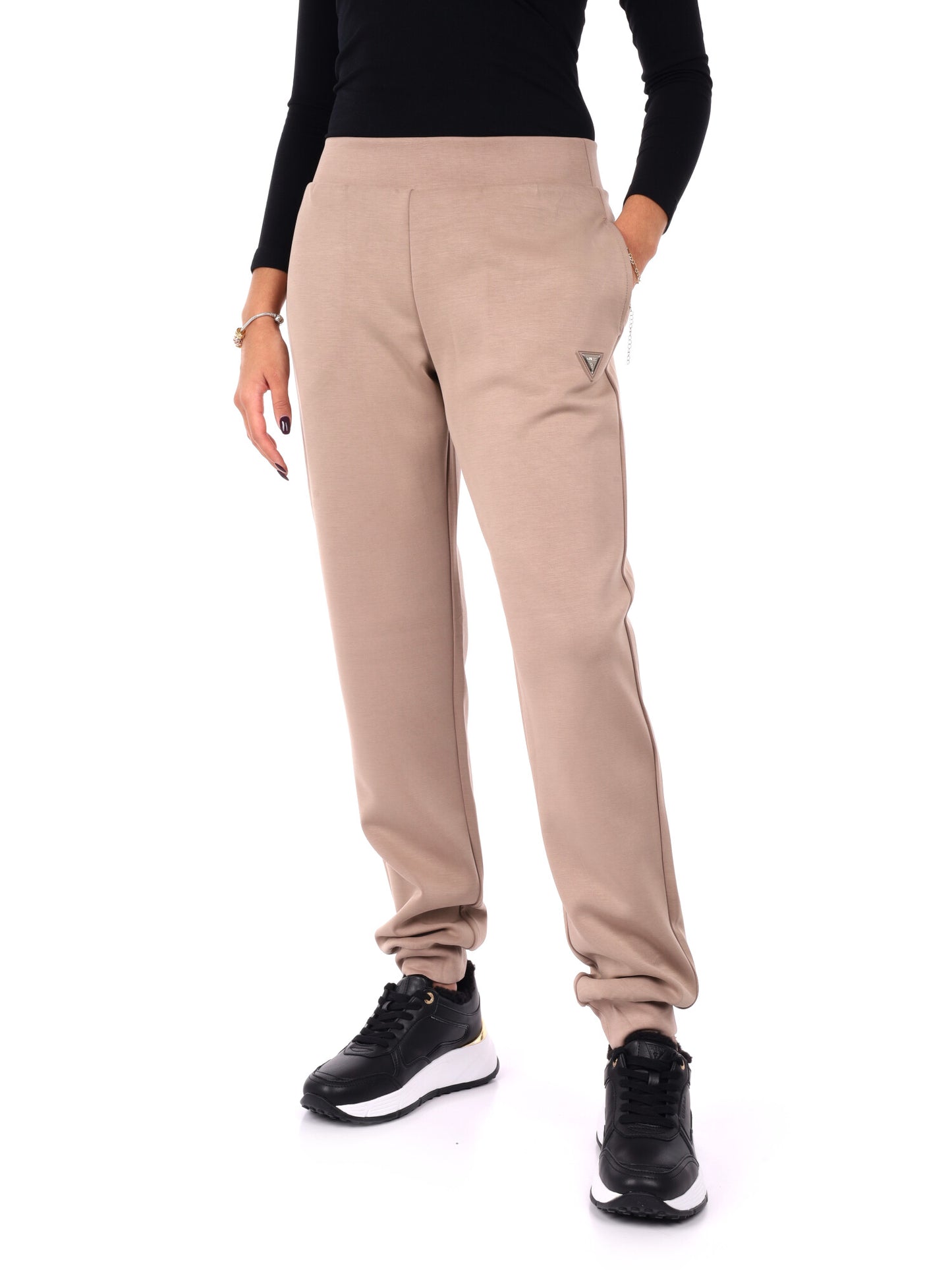 PANTALONE OLYMPE JOGGER GUESS DA DONNA BEIGE