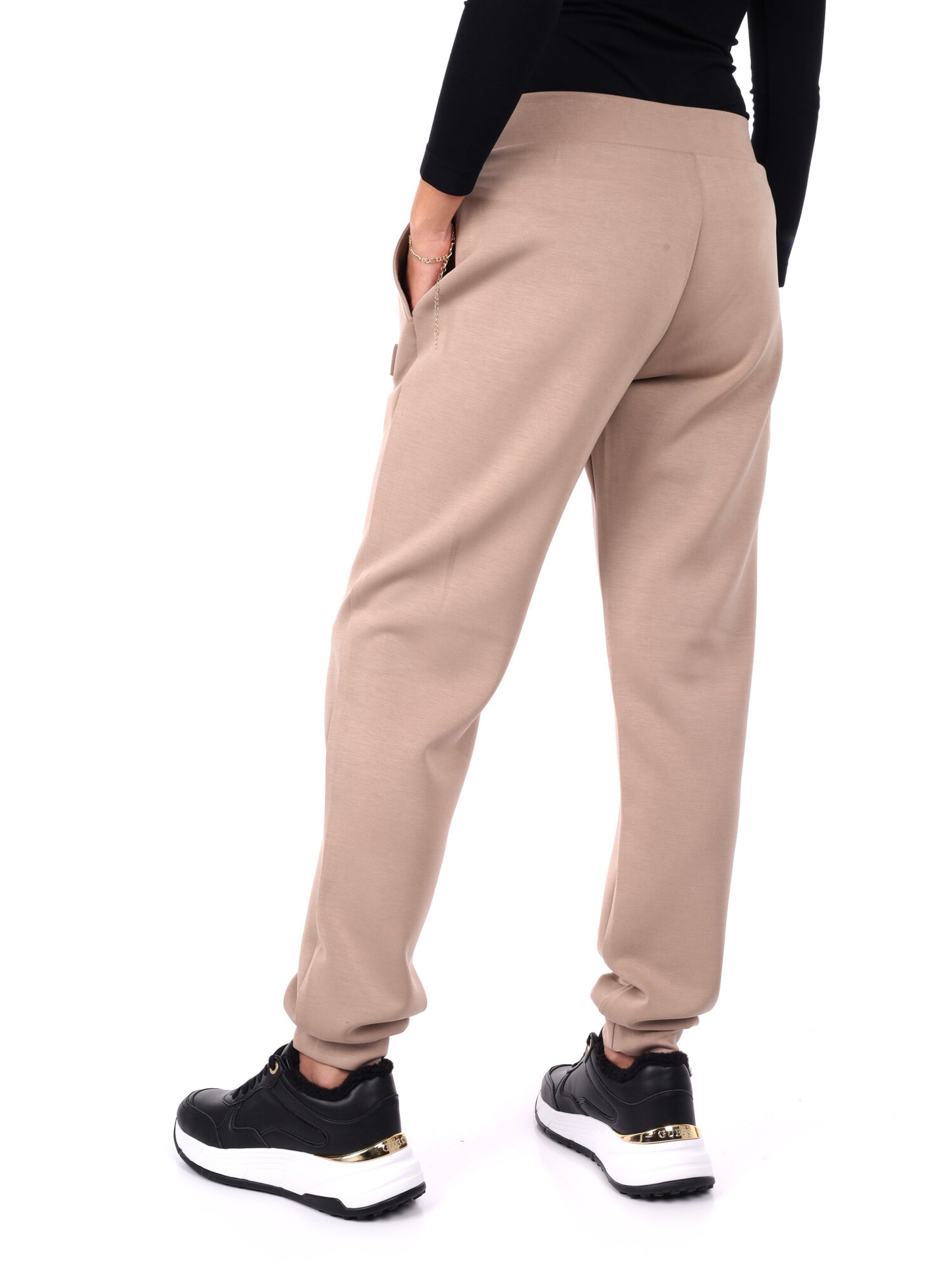 PANTALONE OLYMPE JOGGER GUESS DA DONNA BEIGE