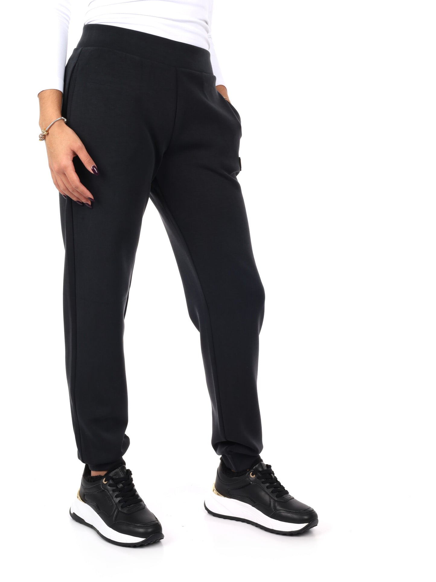 PANTALONE OLYMPE JOGGER GUESS DA DONNA NERO