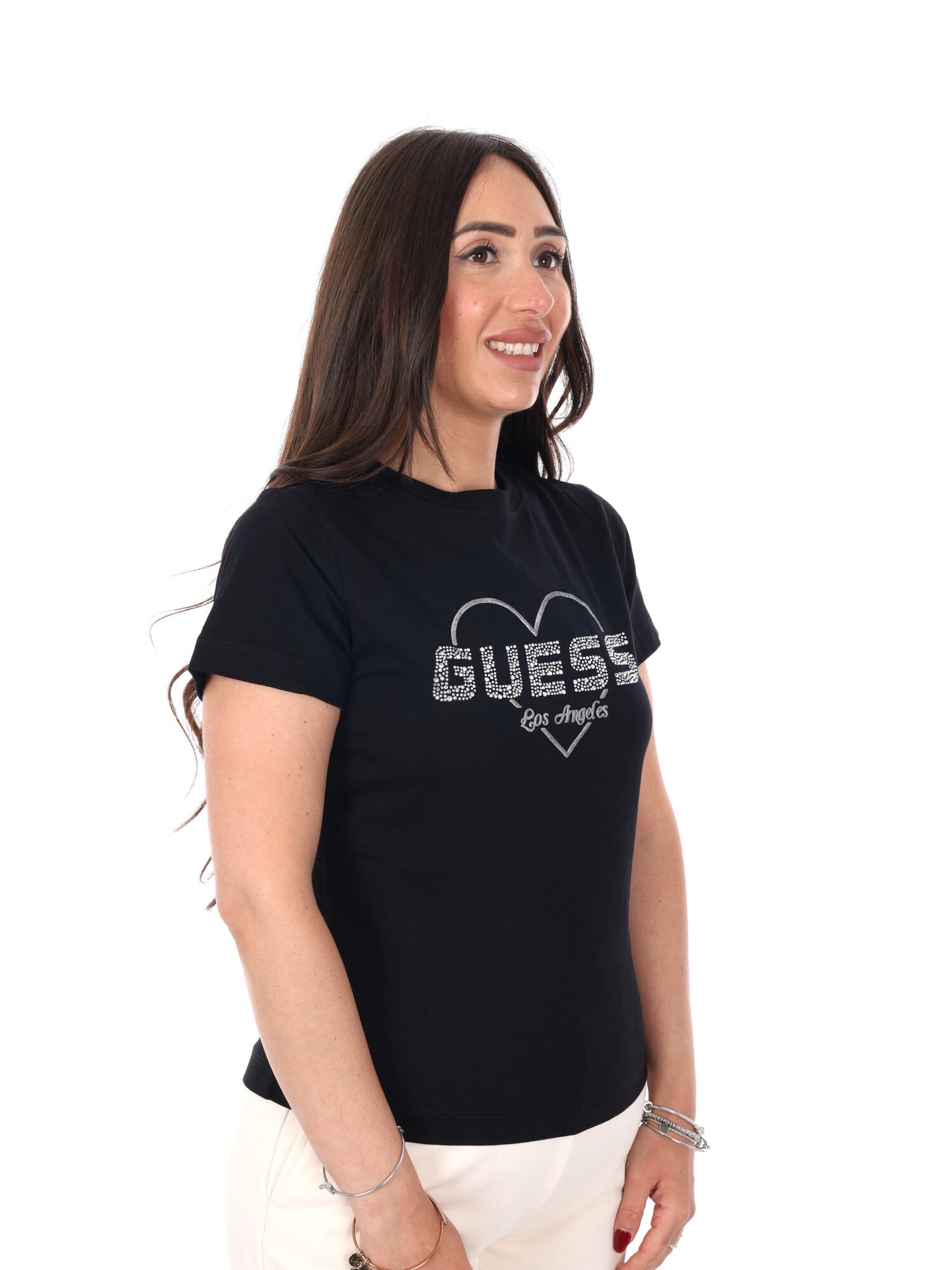 Guess Narcisio t-shirt nera da donna