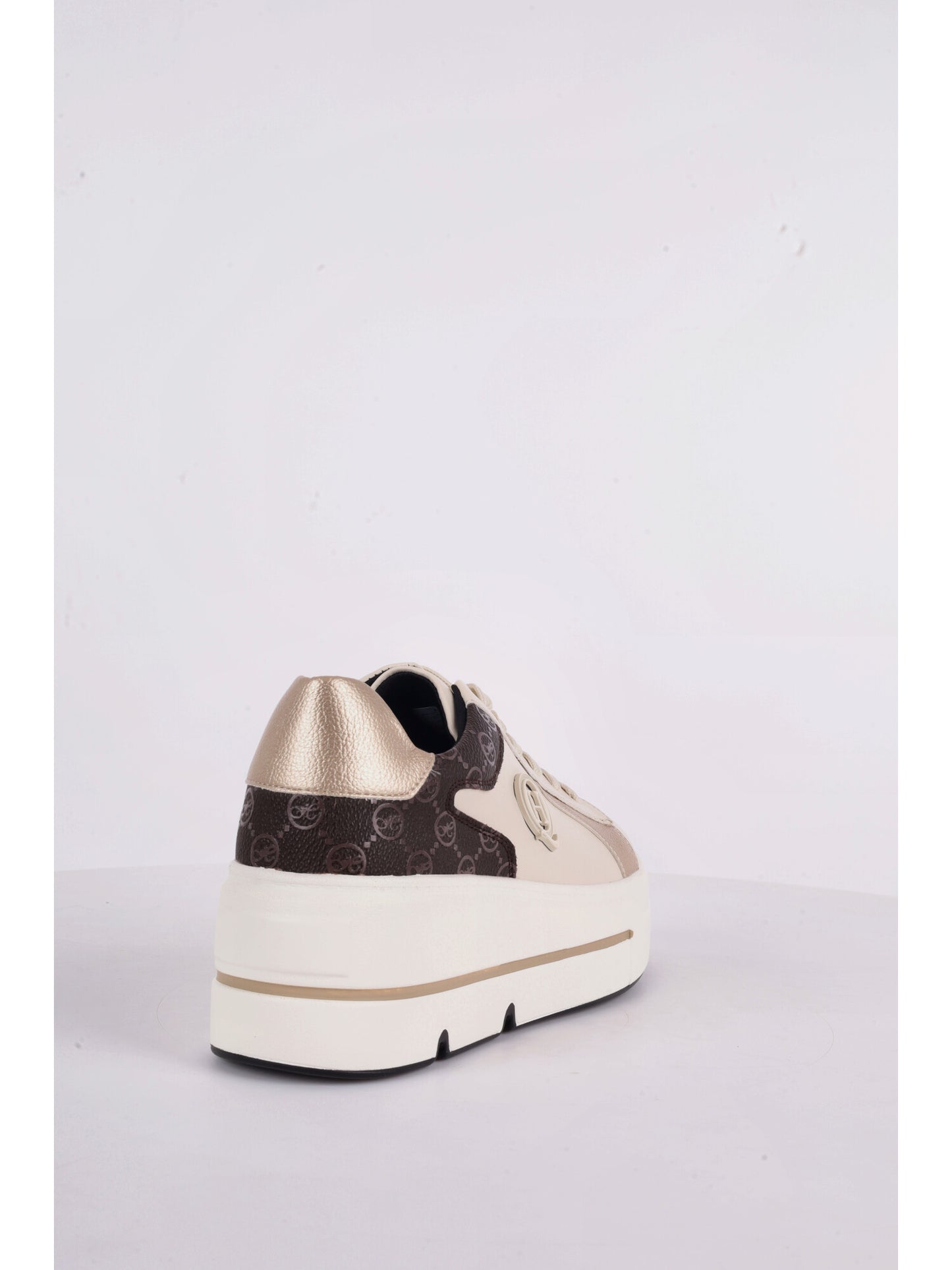 SNEAKER CON PLATFORM QUEEN HELENA DA DONNA BEIGE