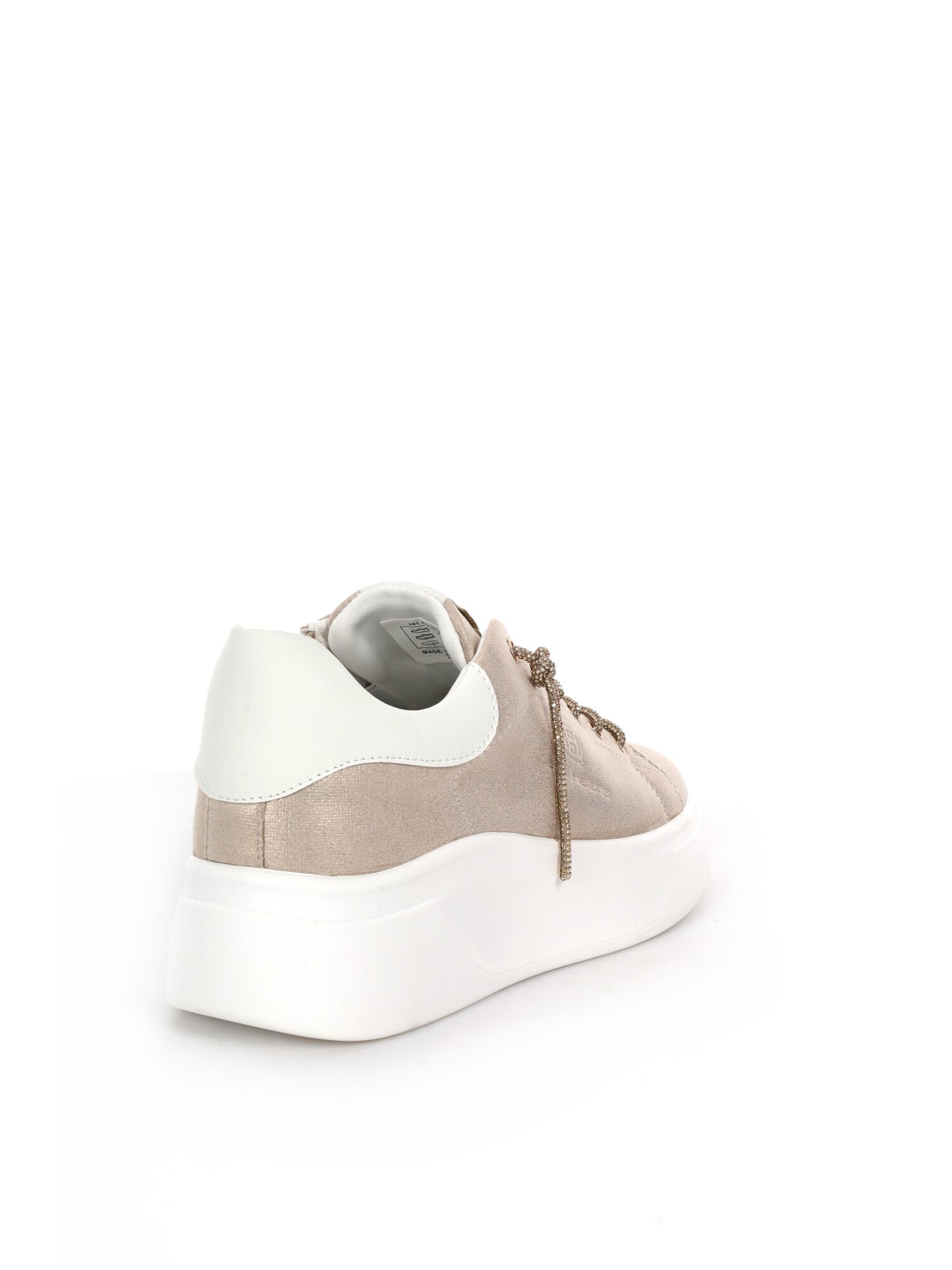 Sneakers da donna Queen Helena X34 10 Gold con dettagli preziosi