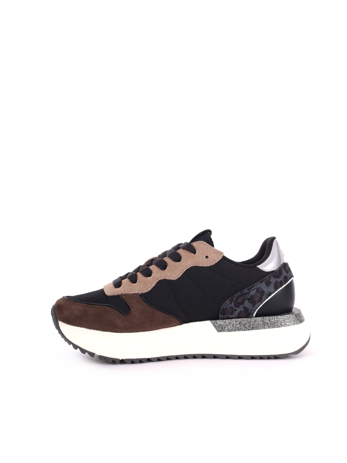 SNEAKER BIG STAR GIRL SUN68 DA DONNA NERO