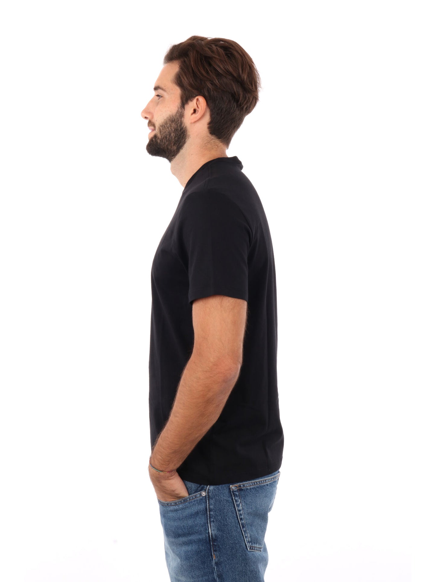 T-SHIRT MONOGRAMMA HERO CALVIN KLEIN JEANS DA UOMO NERO