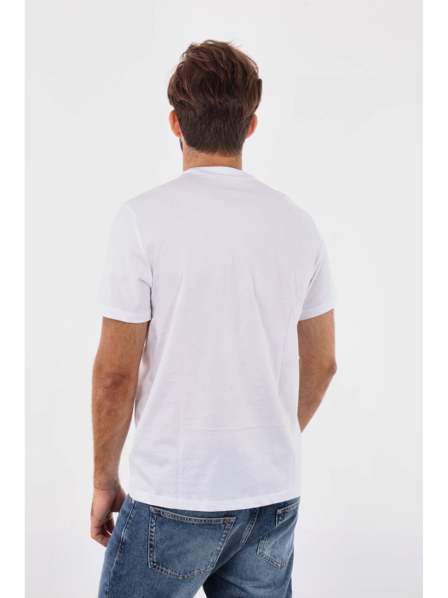 T-SHIRT MONOGRAMMA HERO CALVIN KLEIN JEANS DA UOMO BIANCO